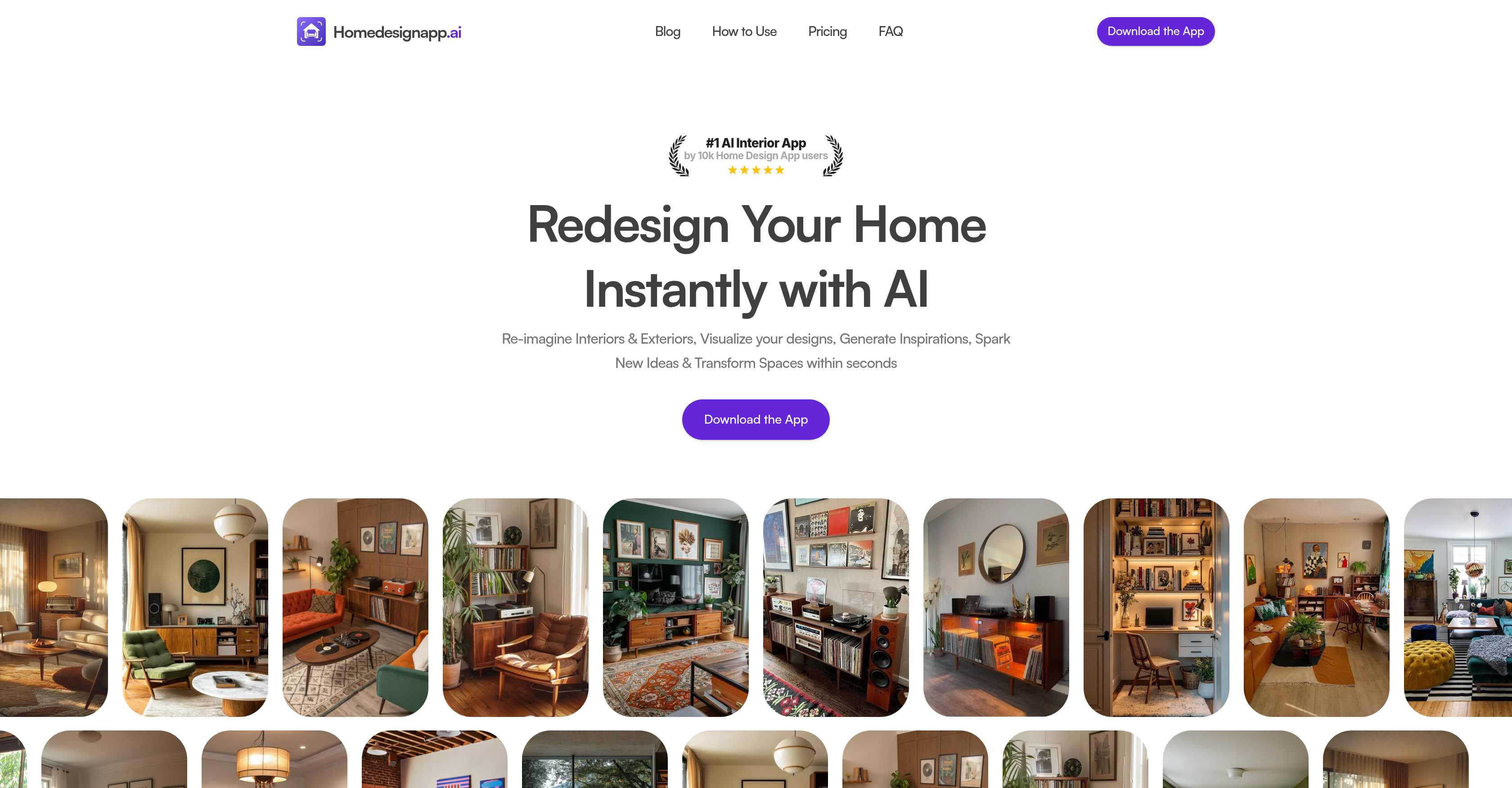 Home Design AI - Screenshot showing the interface and features of this AI tool