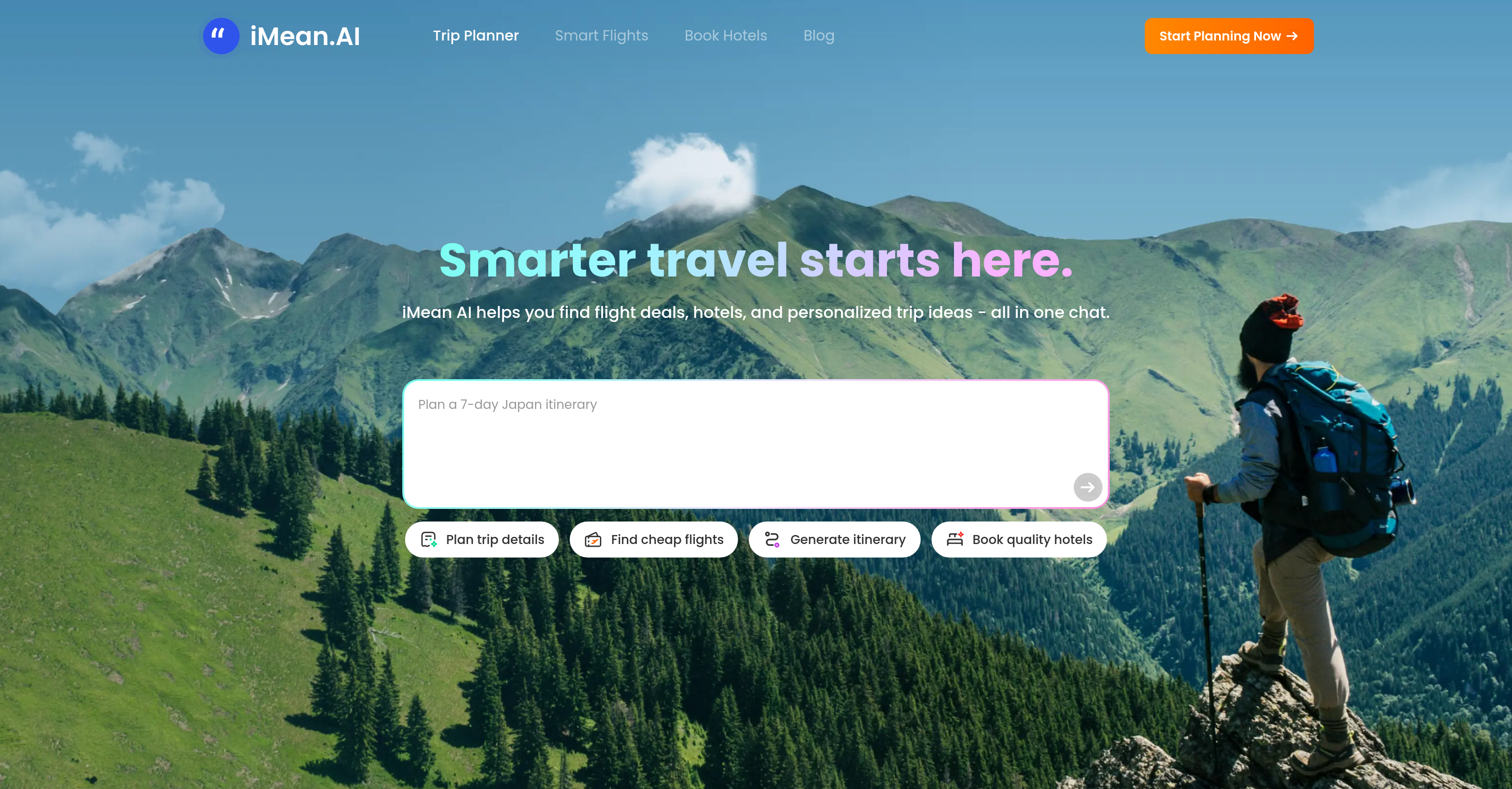 iMean AI - Screenshot showing the interface and features of this AI tool