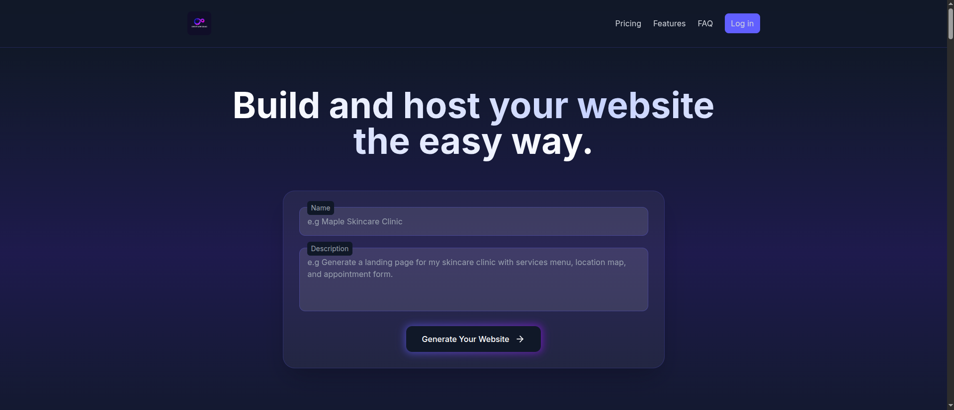 InstaWebAIv2.1.0 - Screenshot showing the interface and features of this AI tool