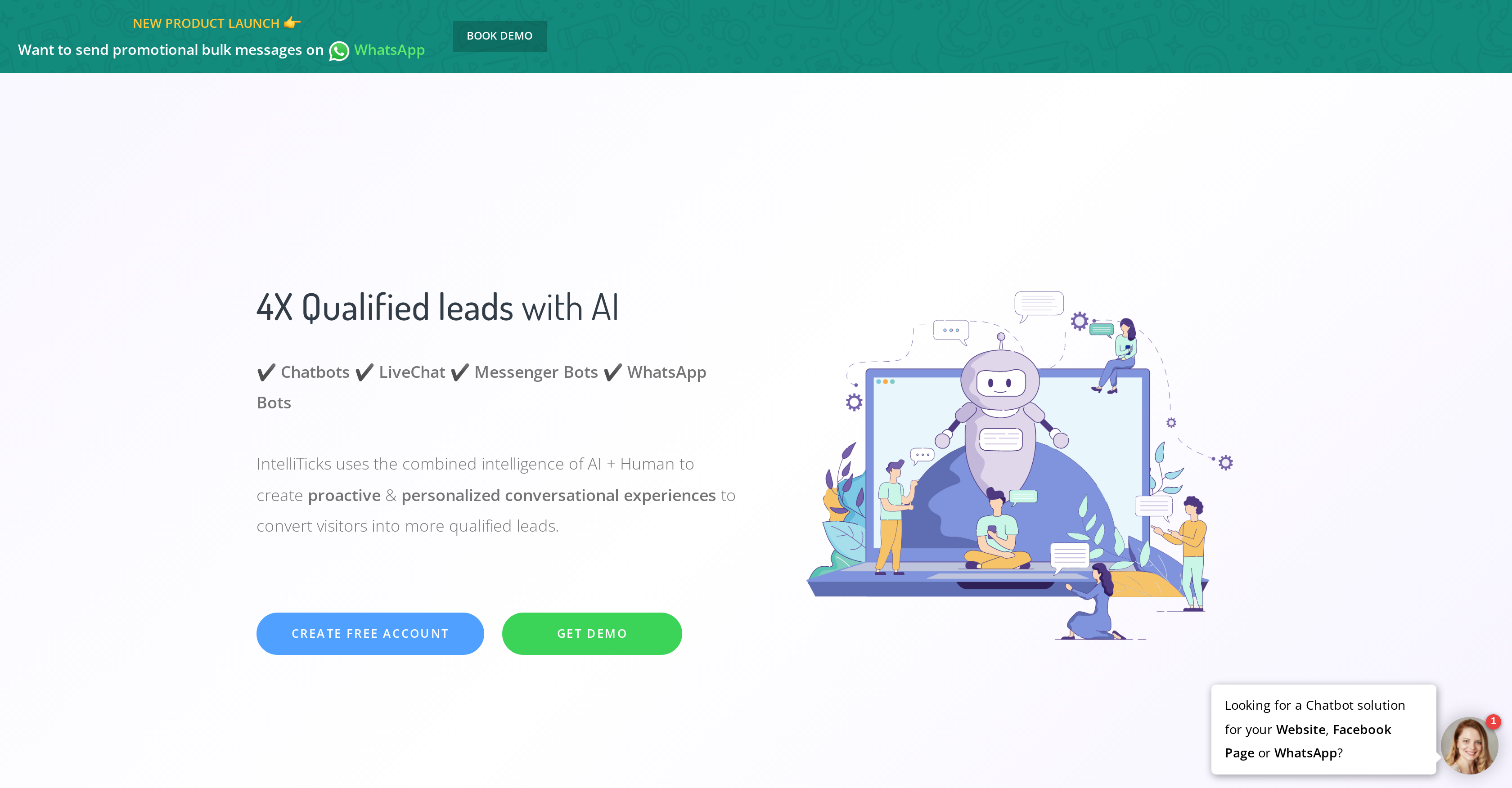 IntelliTicks - Screenshot showing the interface and features of this AI tool