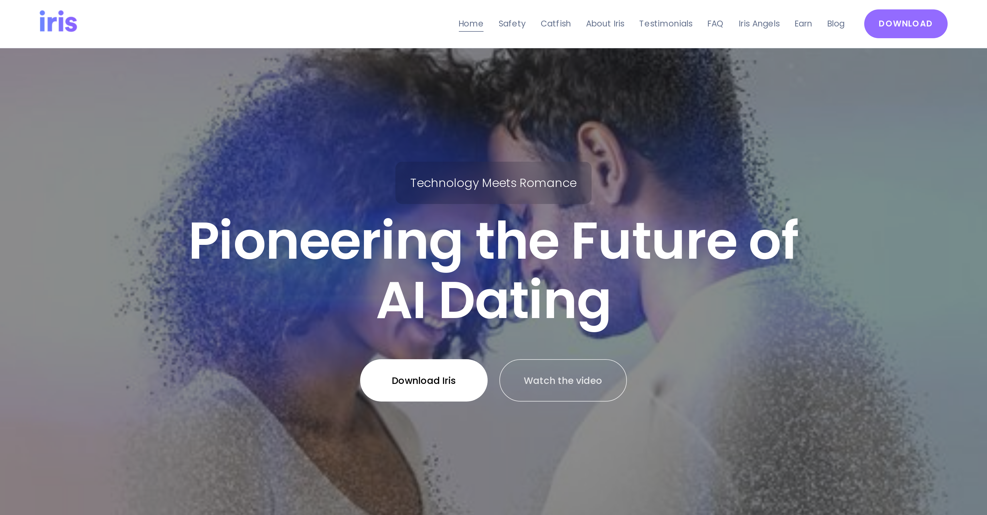 Iris Dating - Screenshot showing the interface and features of this AI tool