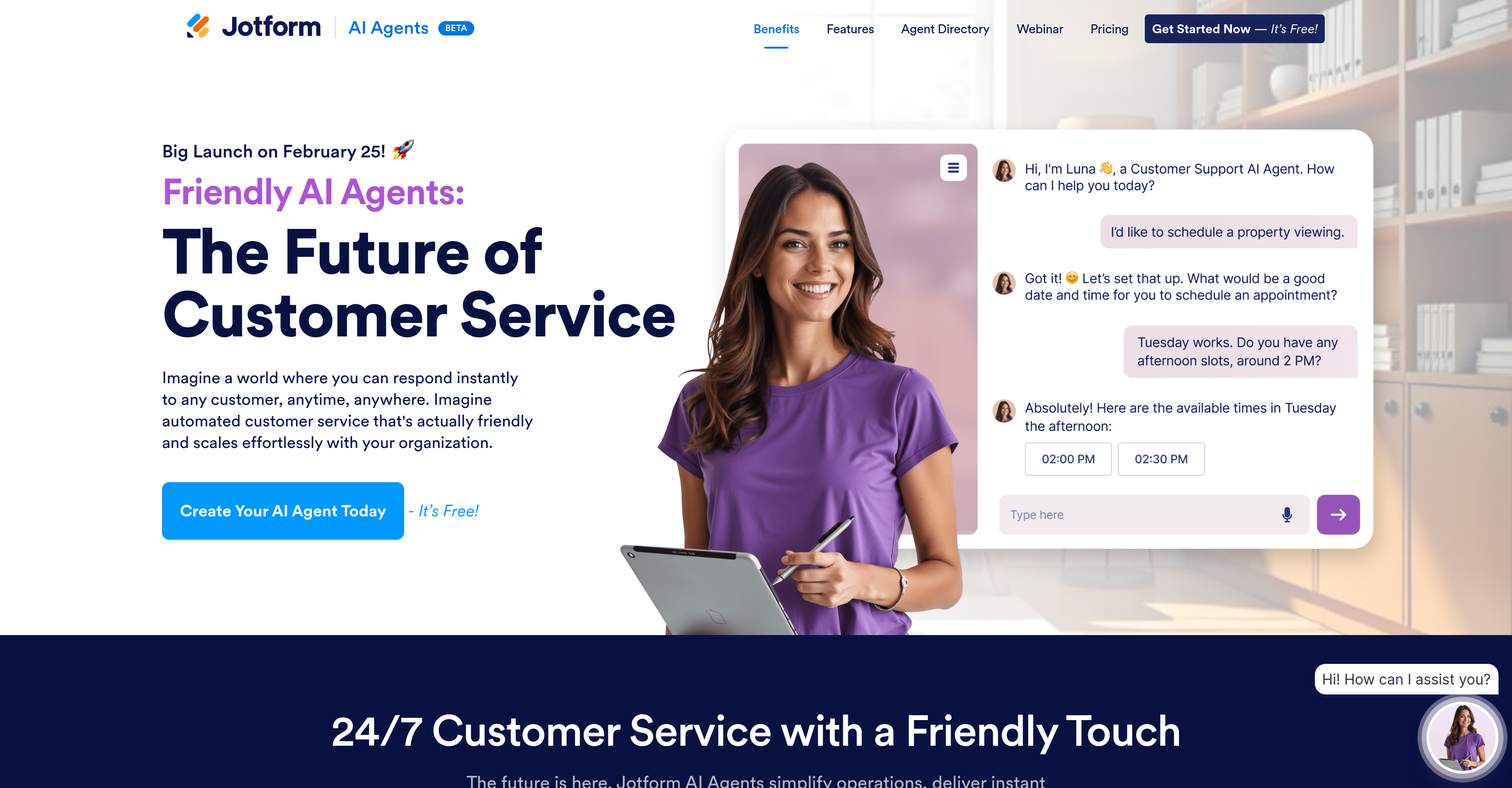 Jotform AI Agents - Screenshot showing the interface and features of this AI tool