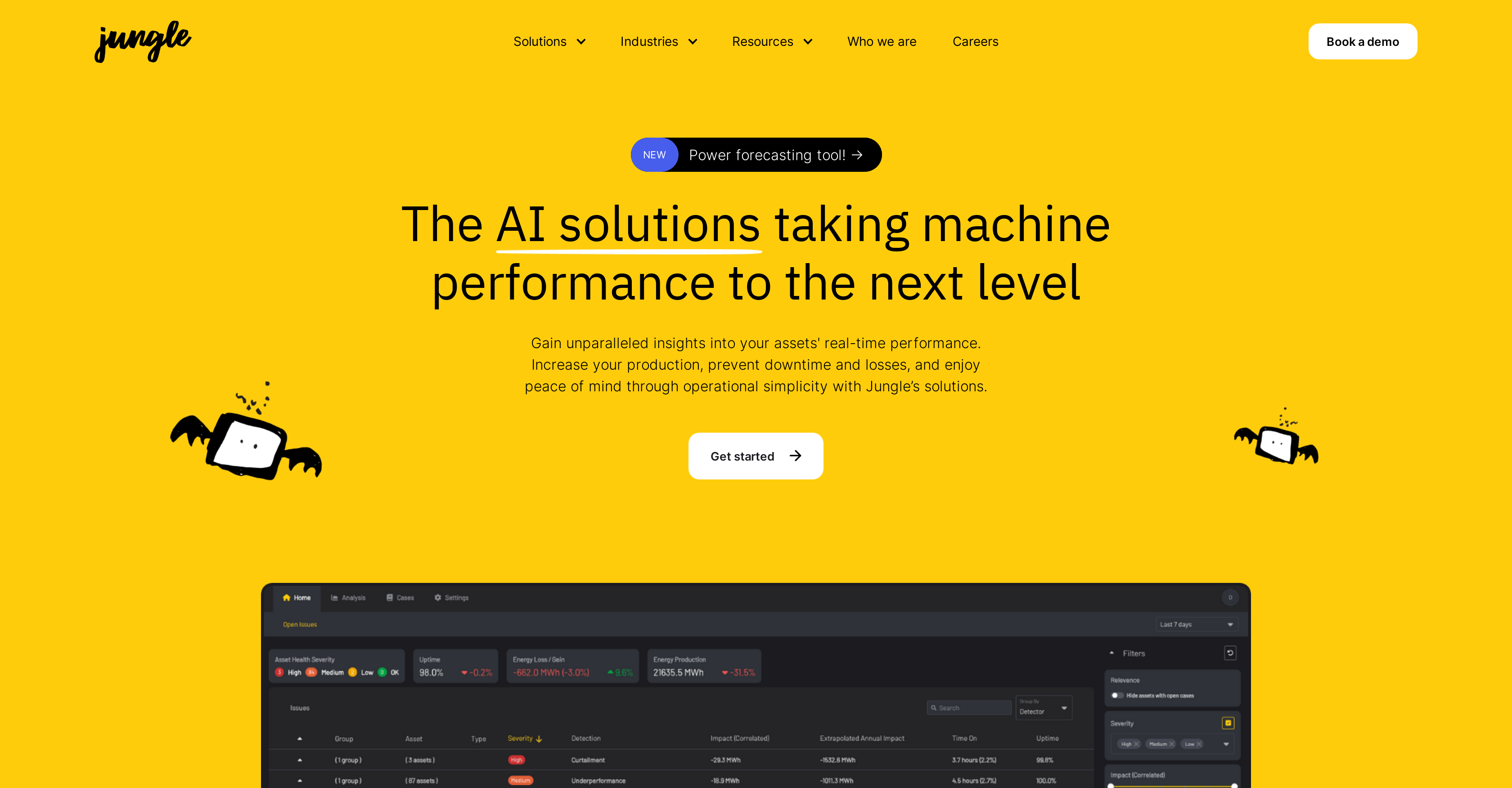 Jungle AI - Screenshot showing the interface and features of this AI tool