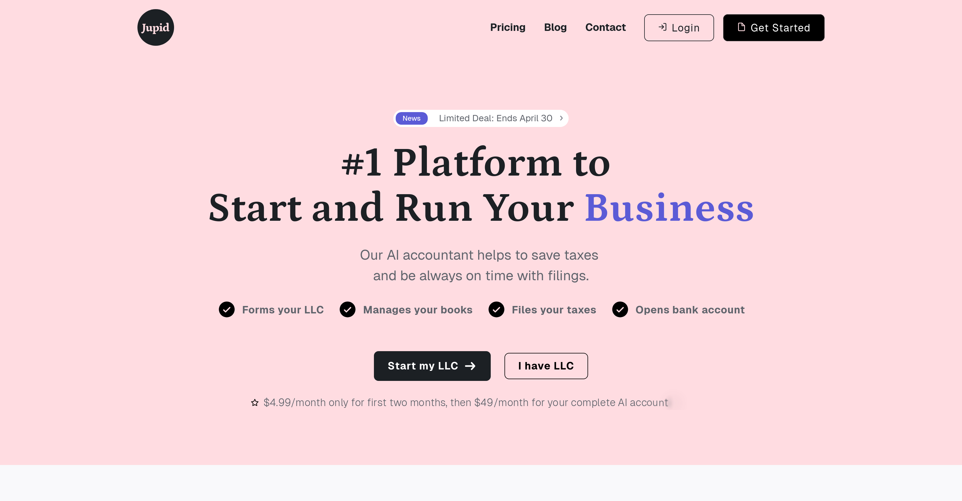 Jupid - Screenshot showing the interface and features of this AI tool