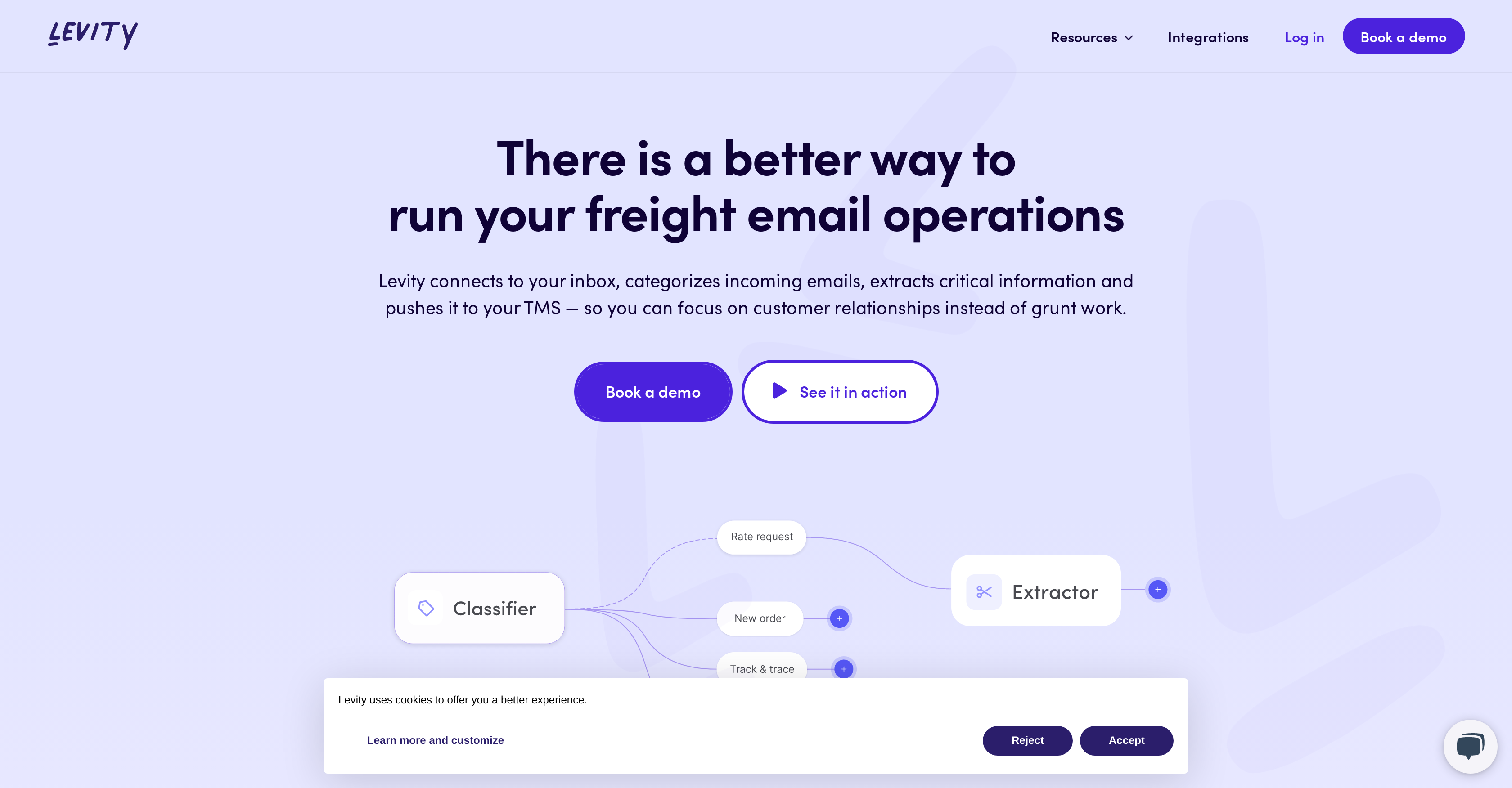Levity - Screenshot showing the interface and features of this AI tool