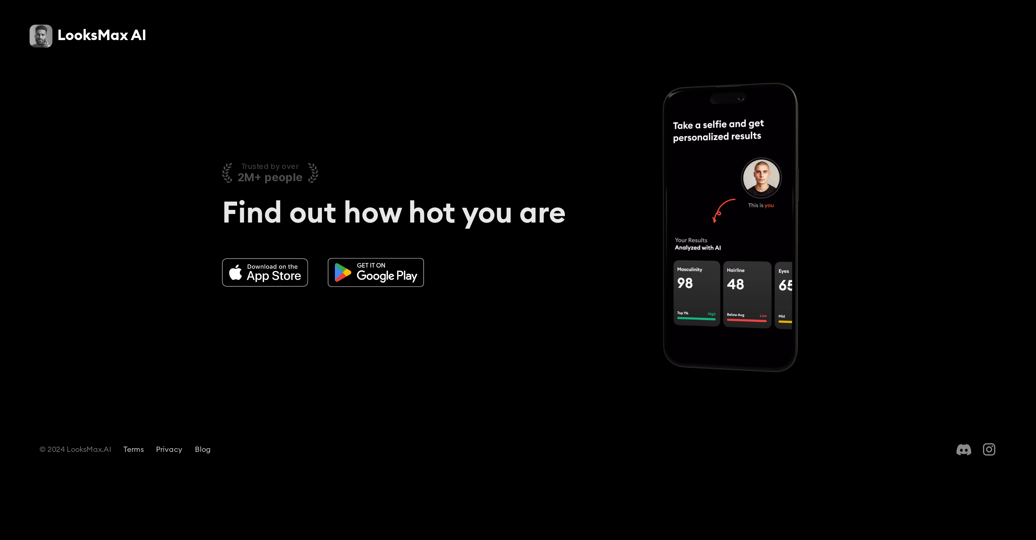 LooksMax AI - Screenshot showing the interface and features of this AI tool