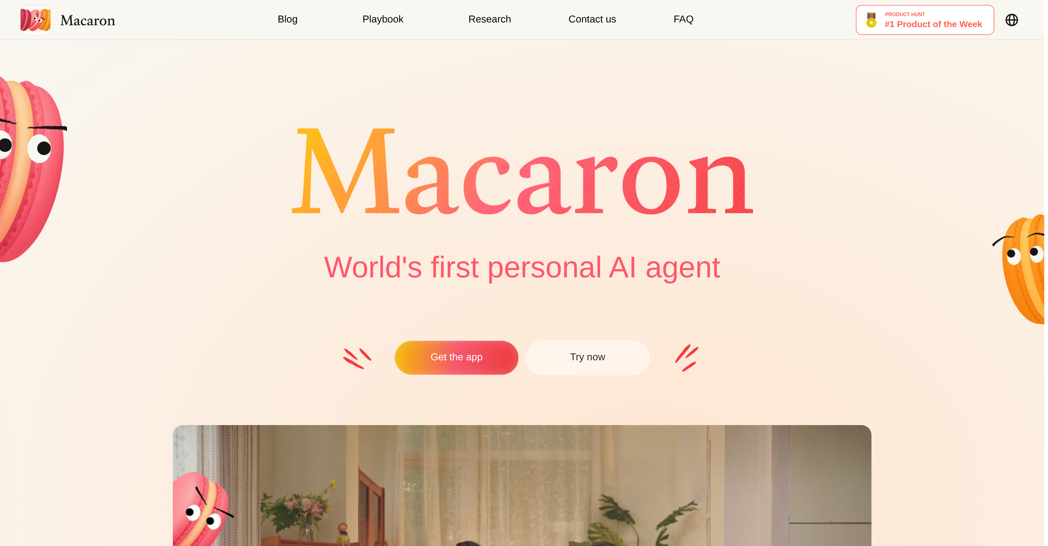Macaron - Screenshot showing the interface and features of this AI tool