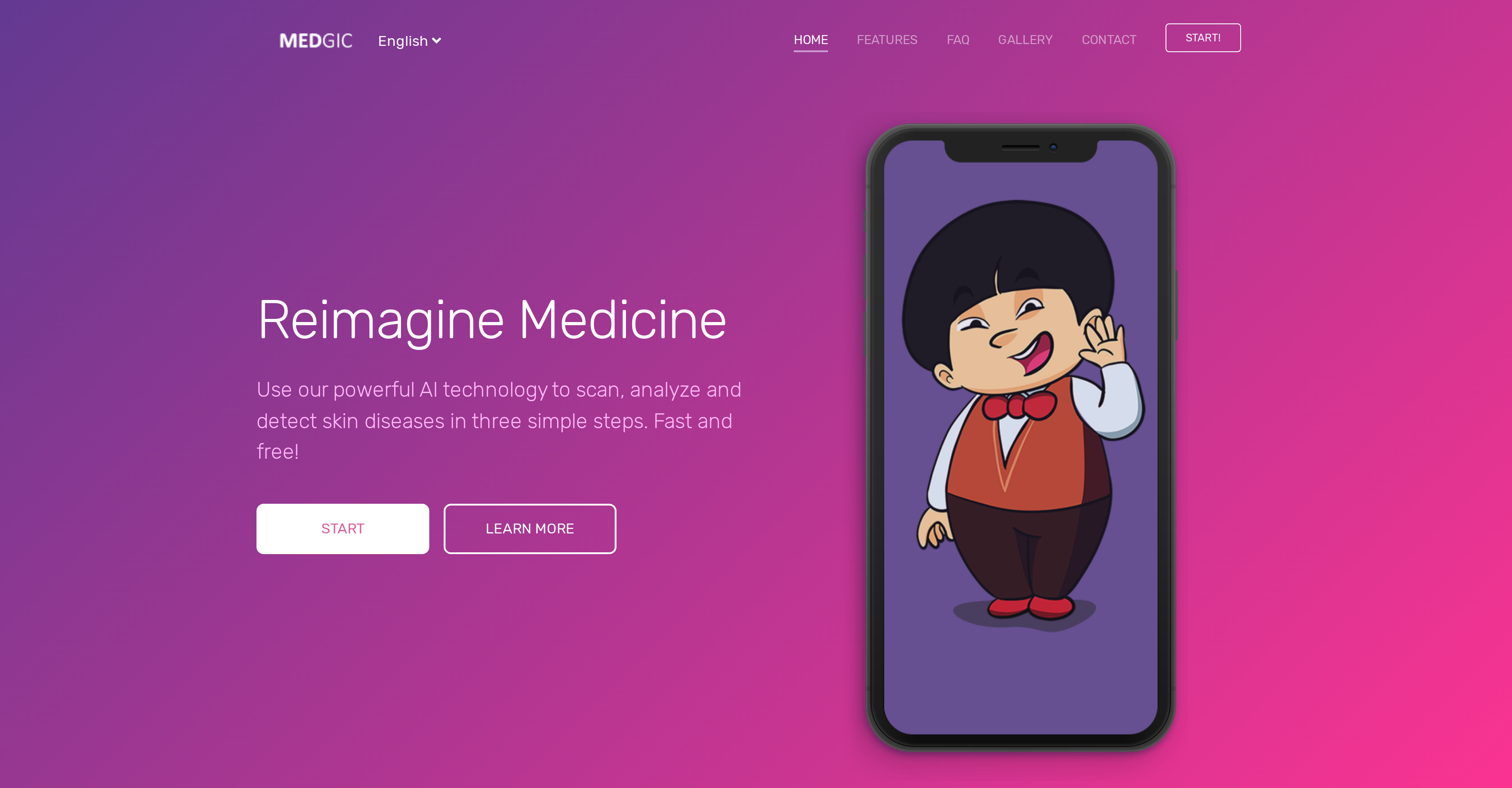 Medgic - Screenshot showing the interface and features of this AI tool