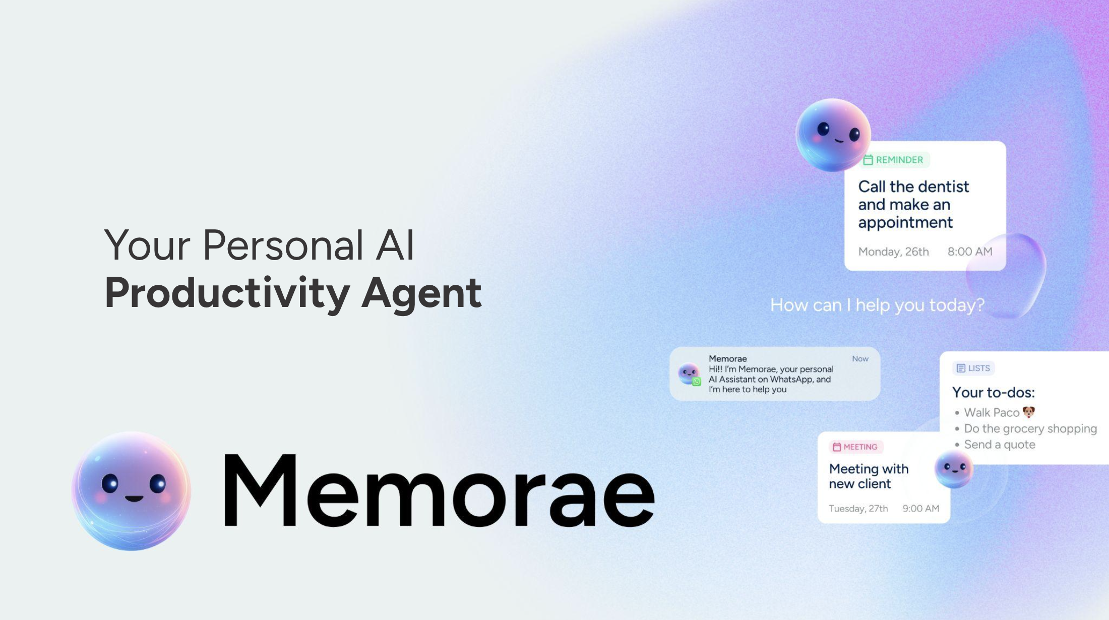Memorae - Screenshot showing the interface and features of this AI tool