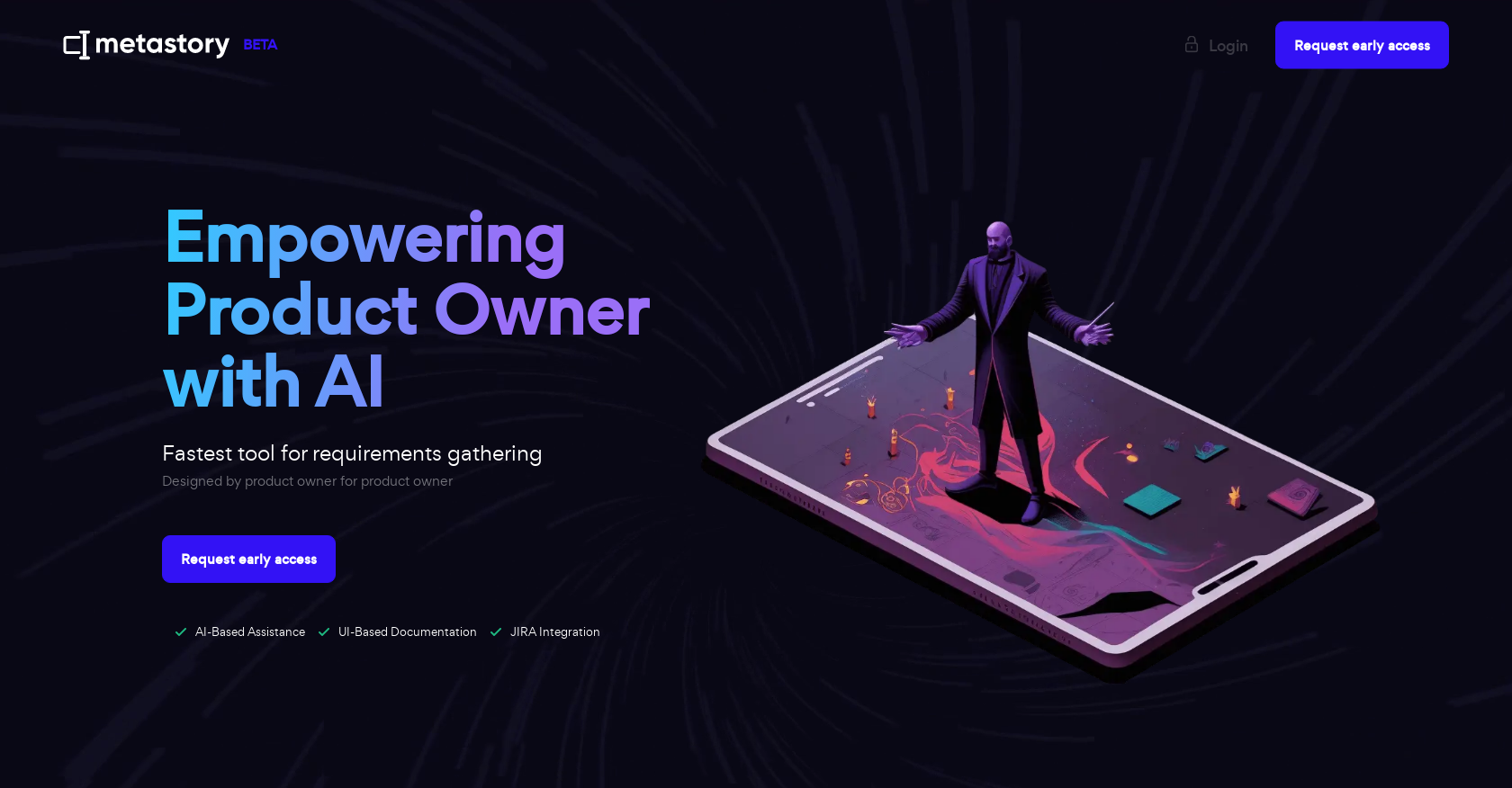 Metastory AIv2.5 - Screenshot showing the interface and features of this AI tool