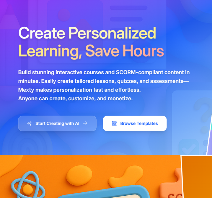 Mexty - Screenshot showing the interface and features of this AI tool