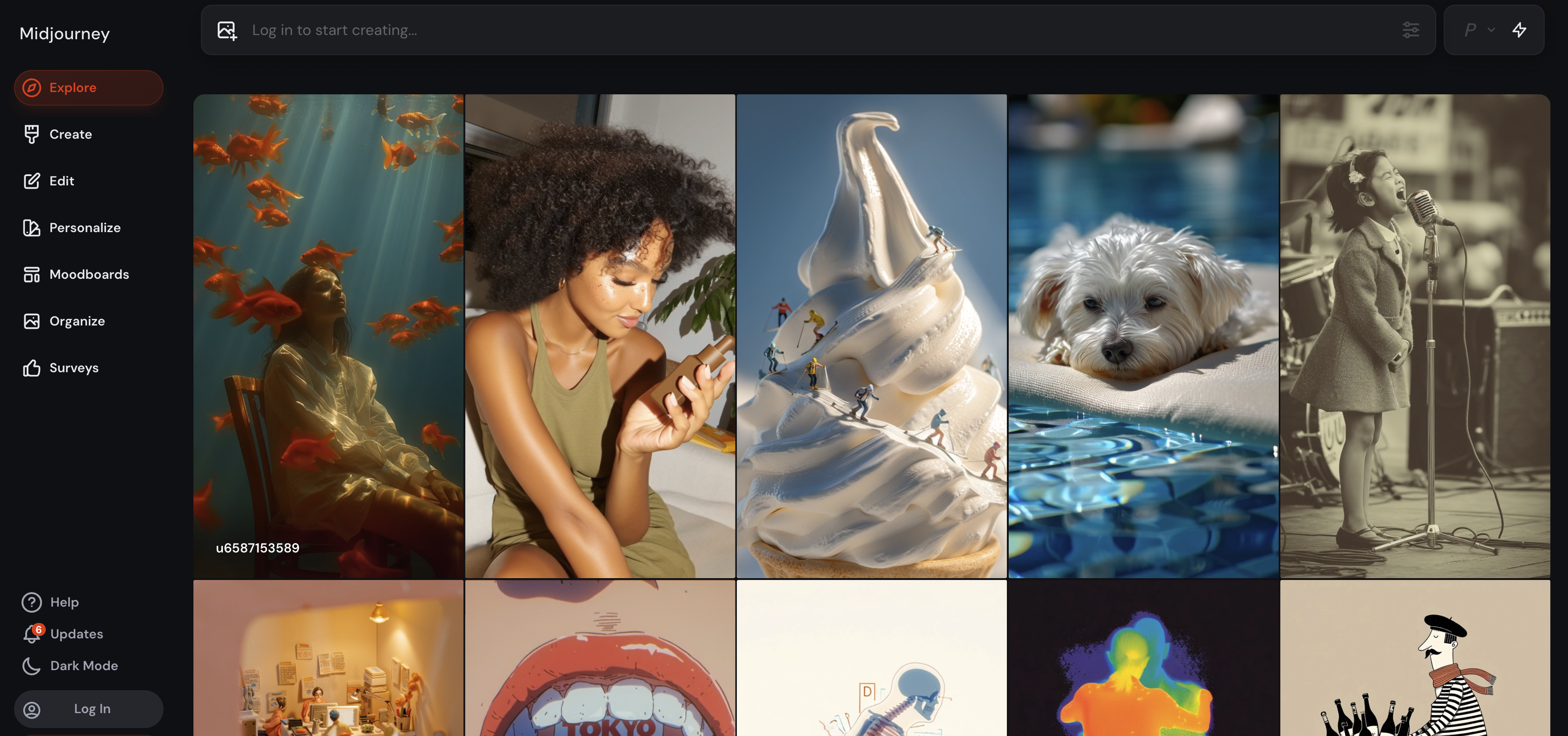 Midjourney Video - Screenshot showing the interface and features of this AI tool