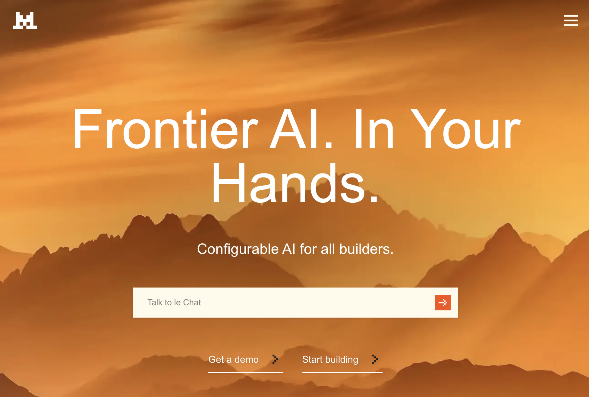 Mistral AI3 - Screenshot showing the interface and features of this AI tool