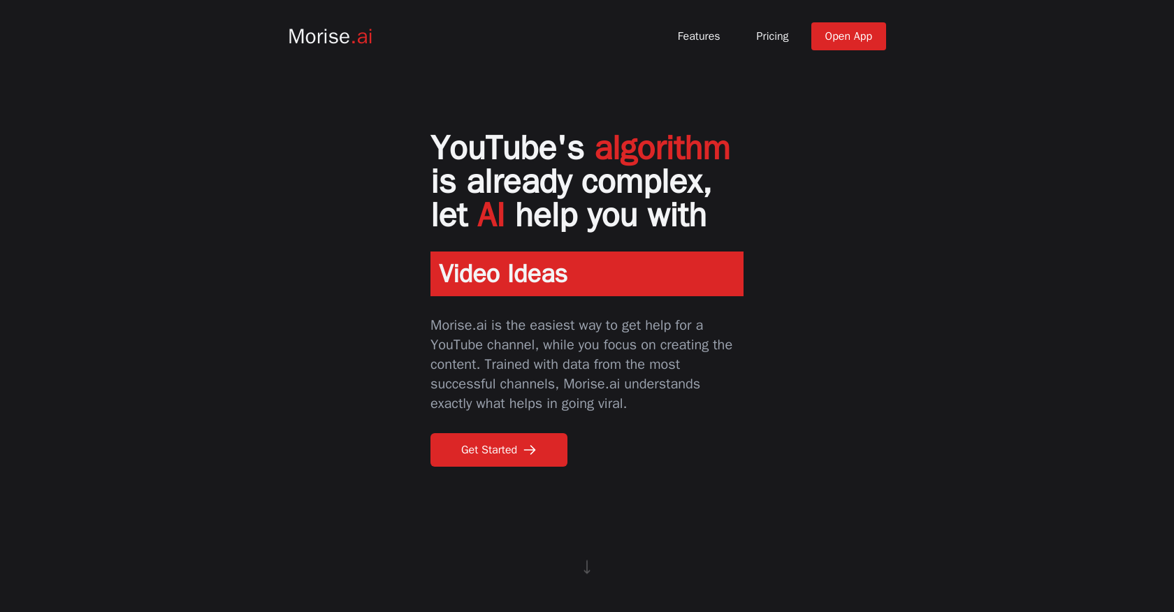 Morise - Screenshot showing the interface and features of this AI tool