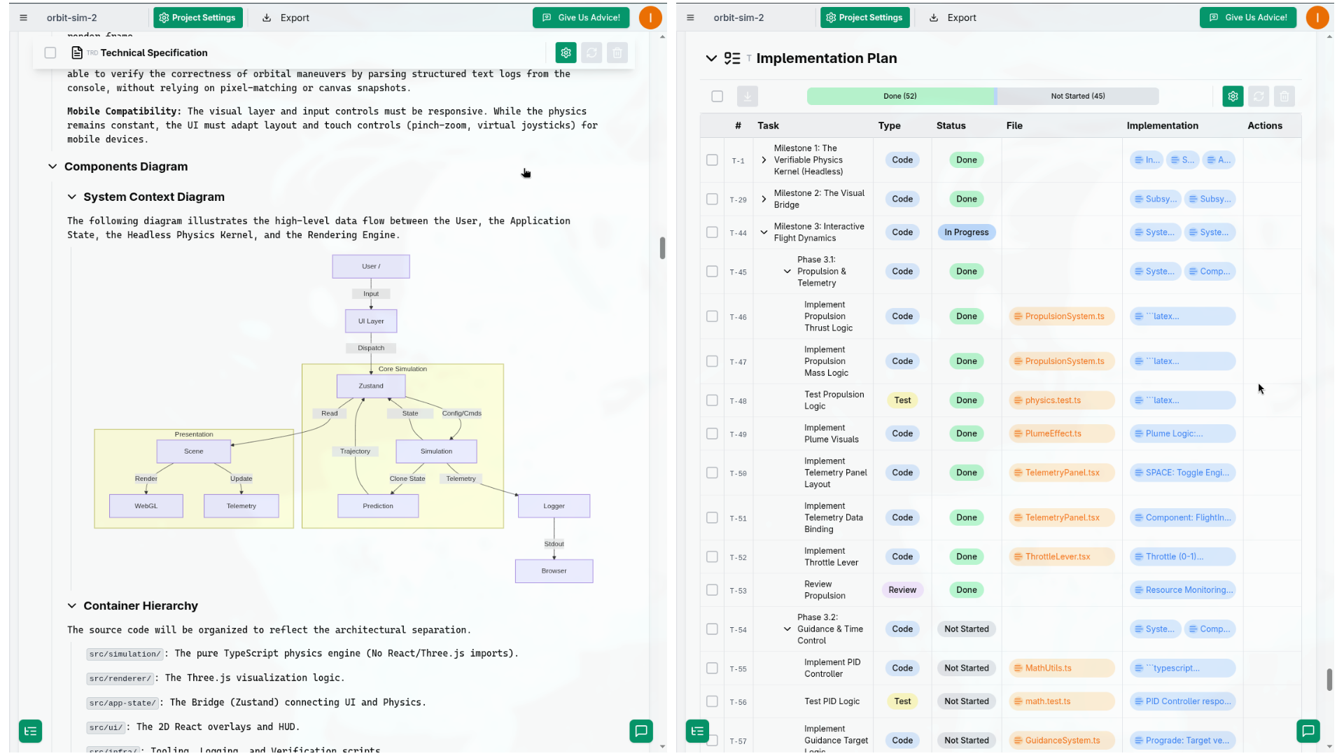 Nautex AI - Screenshot showing the interface and features of this AI tool