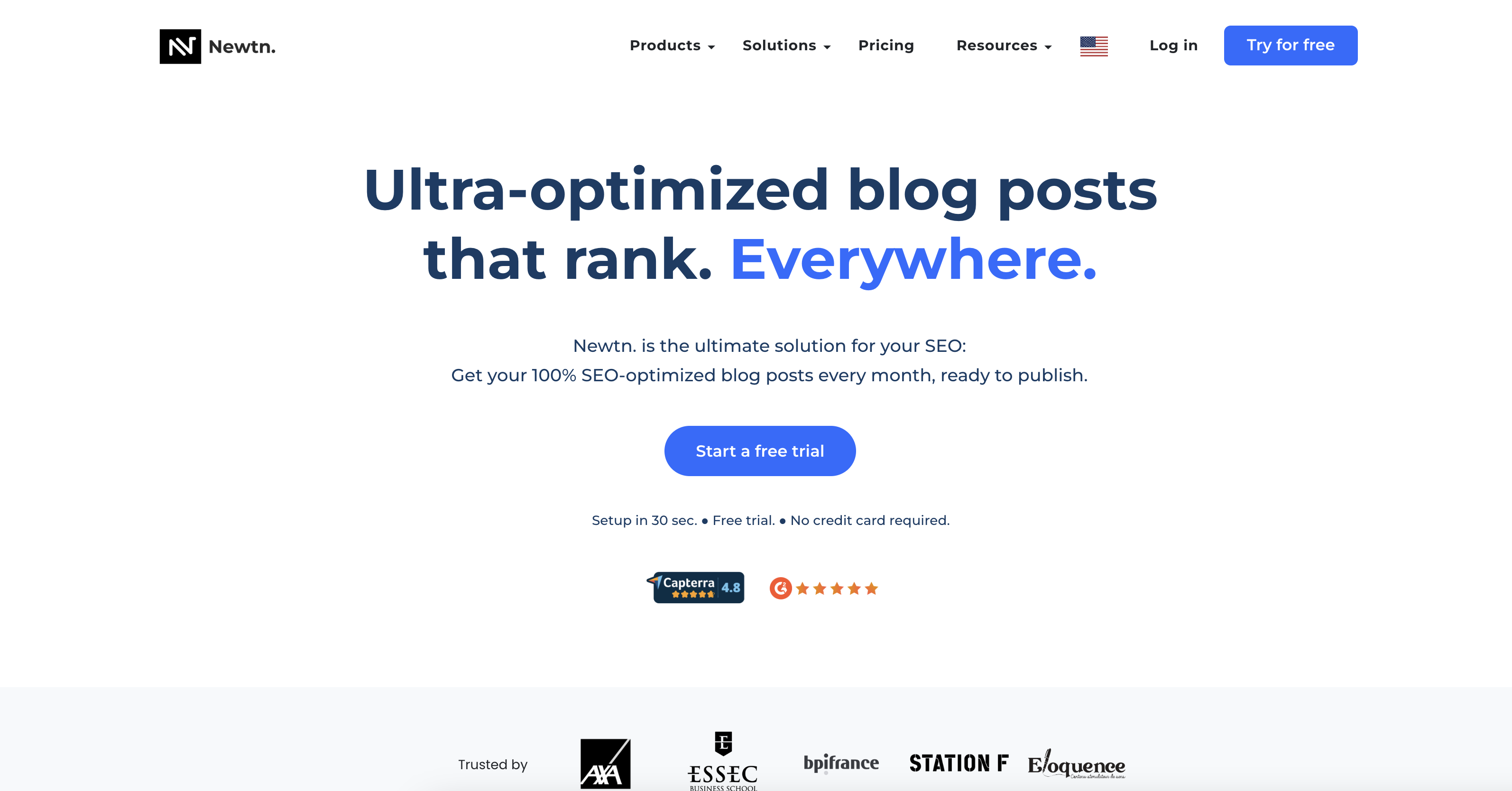 Newtn - Screenshot showing the interface and features of this AI tool