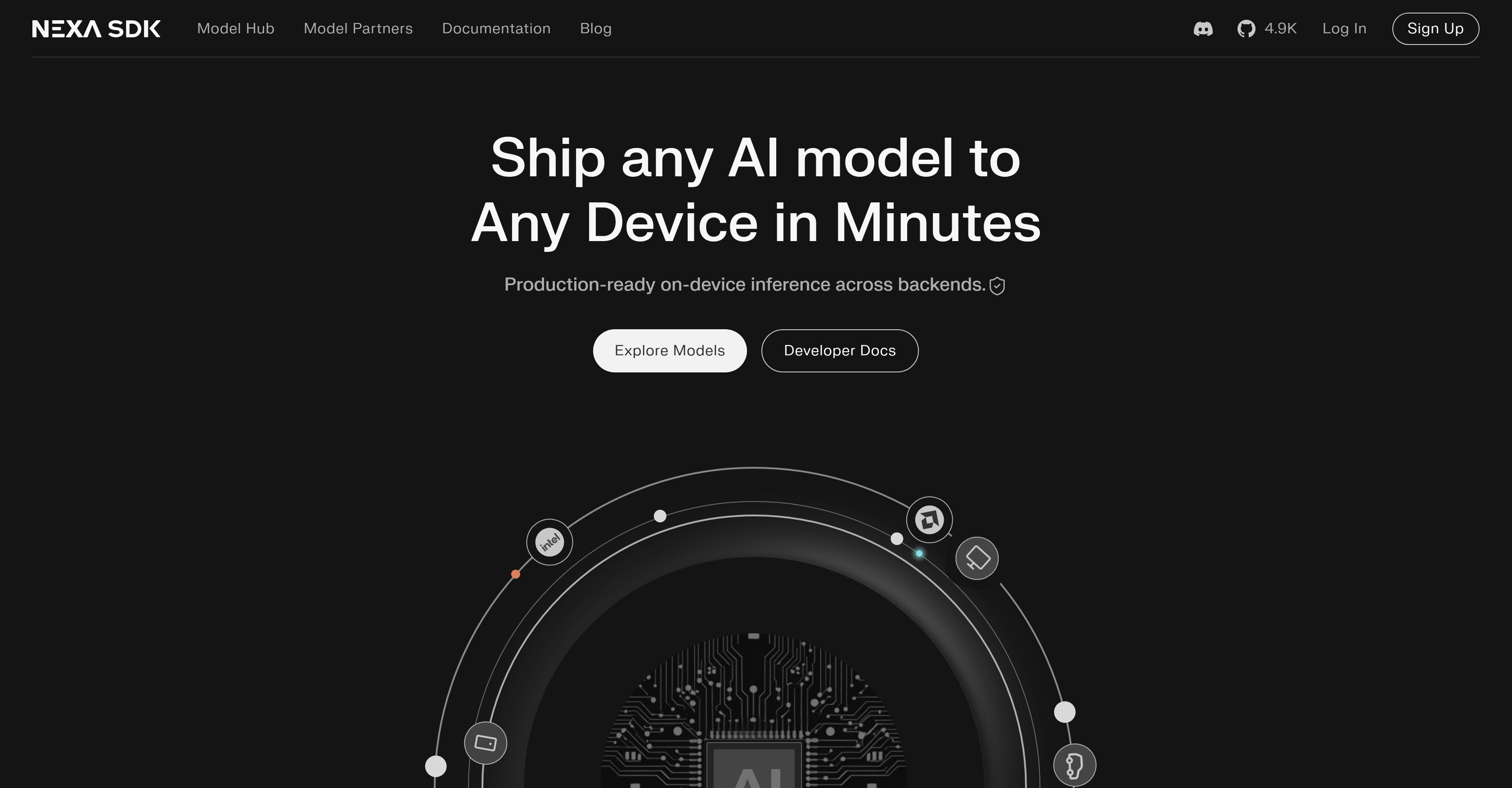 Nexa SDK - Screenshot showing the interface and features of this AI tool