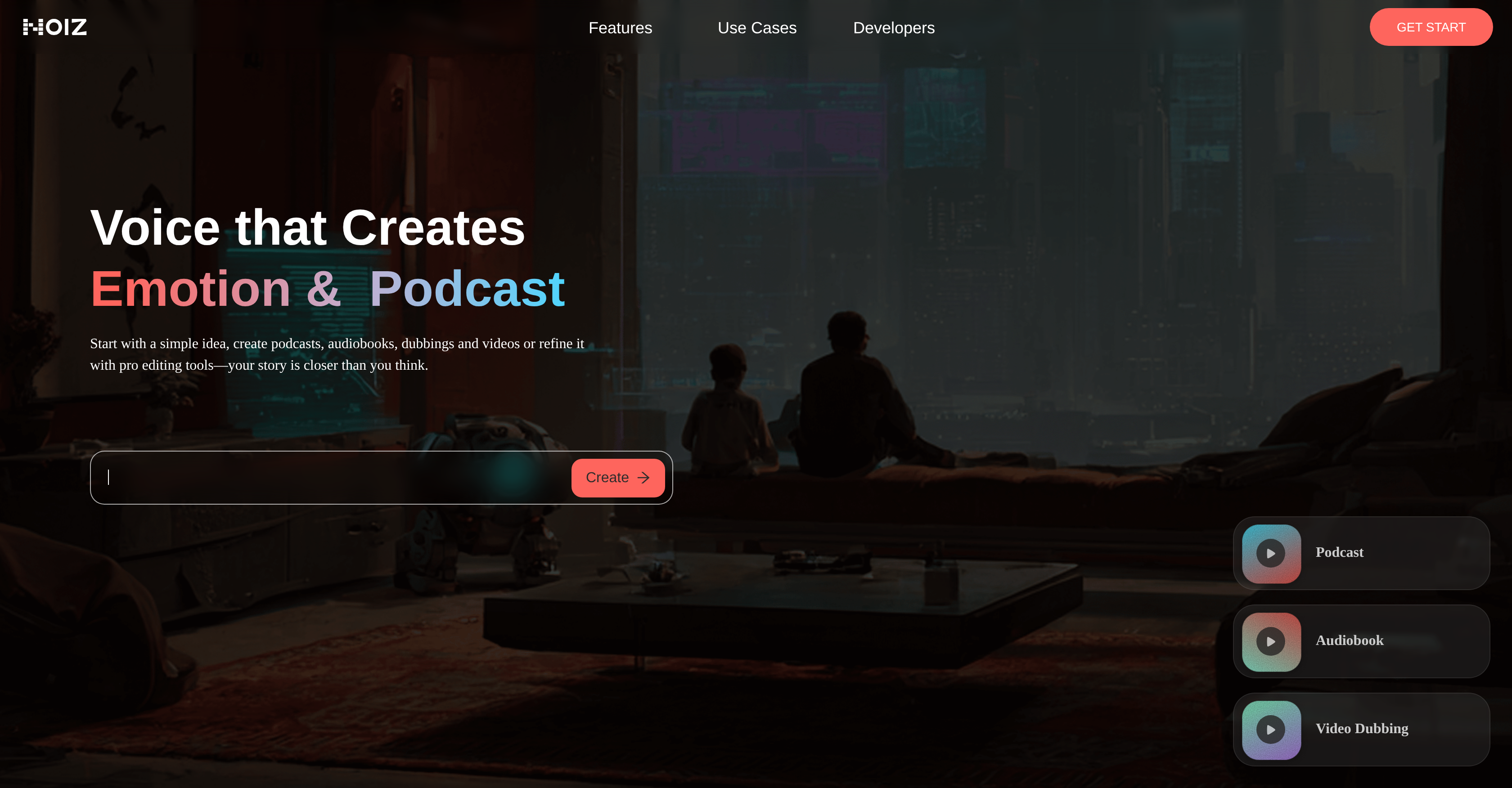 Noiz Agent - Screenshot showing the interface and features of this AI tool