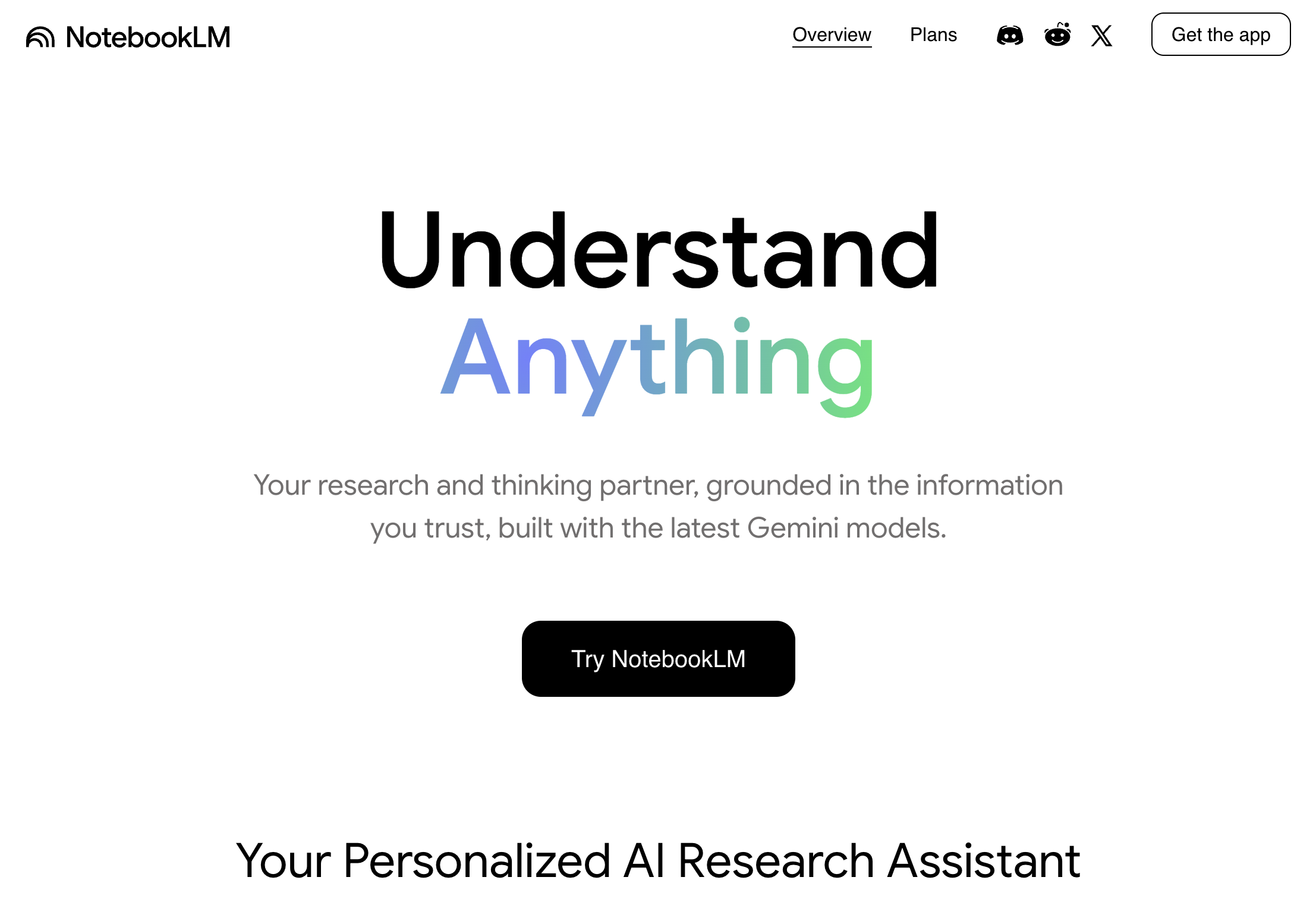 NotebookLMv3 - Screenshot showing the interface and features of this AI tool
