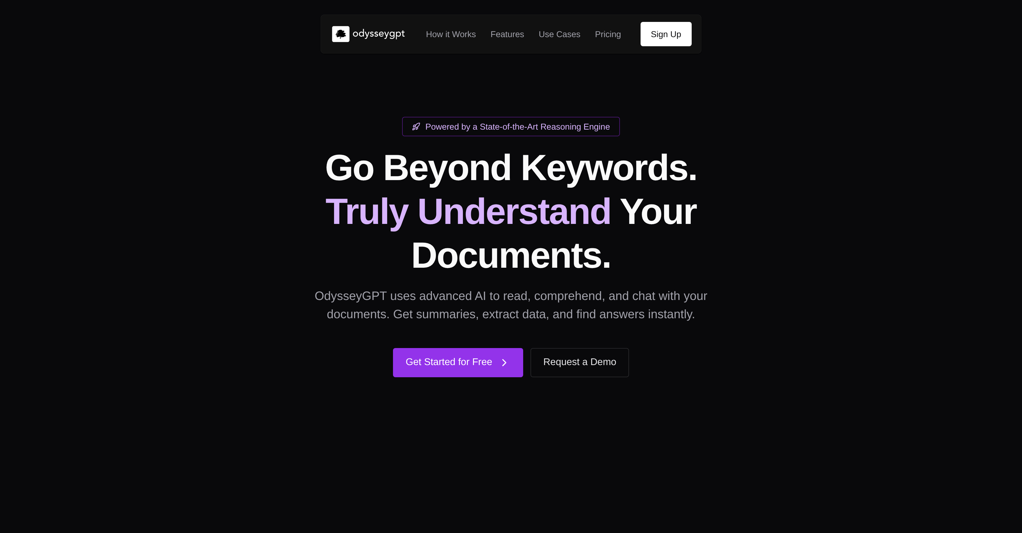 OdysseyGPTv1.4.0 - Screenshot showing the interface and features of this AI tool