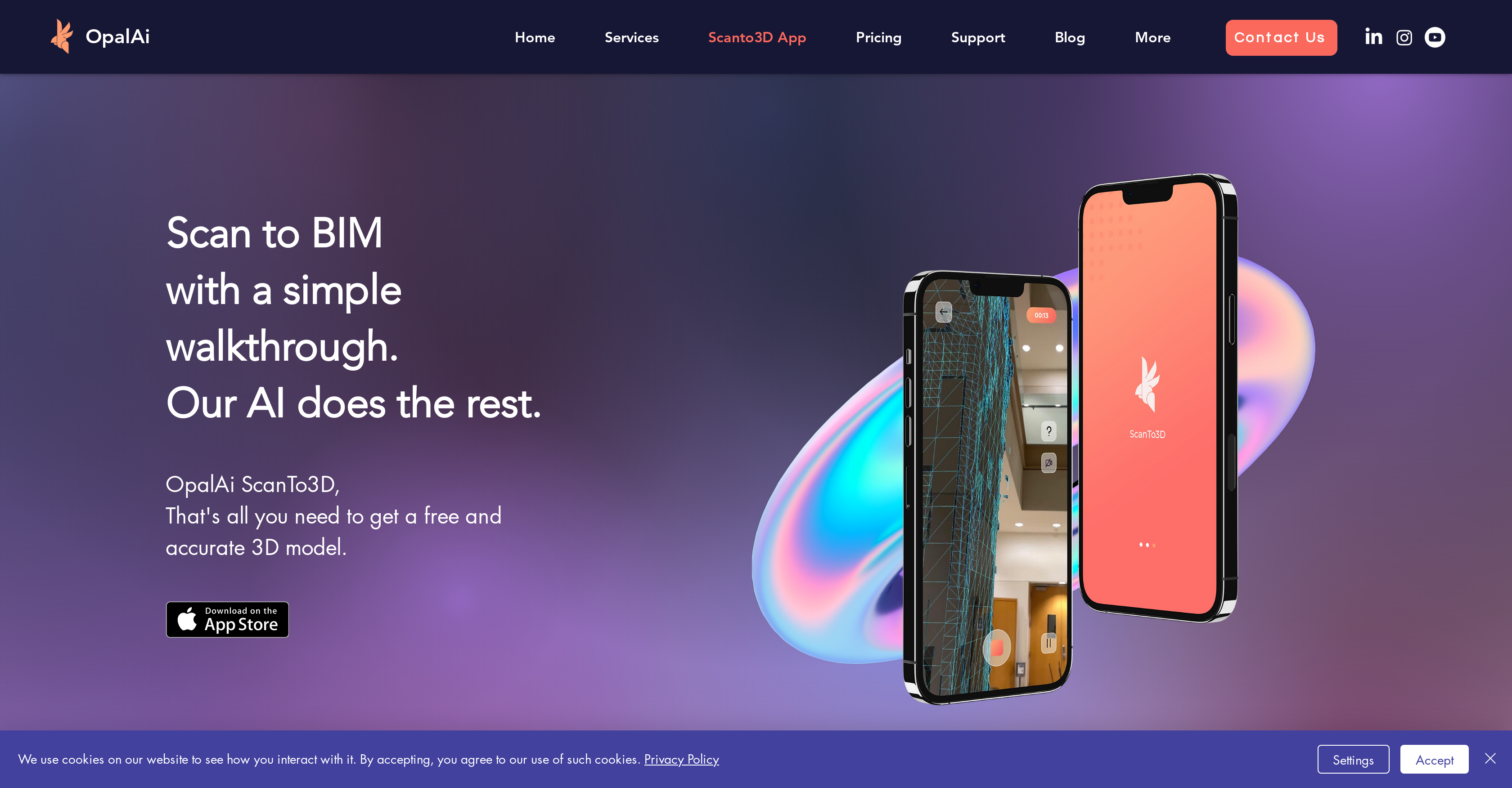 OpalAi - Screenshot showing the interface and features of this AI tool
