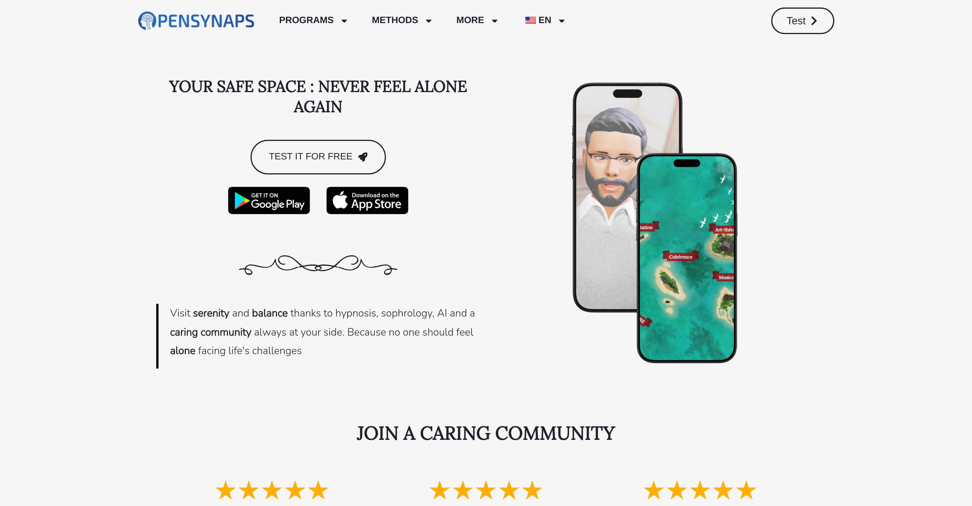 OpenSynaps - Screenshot showing the interface and features of this AI tool