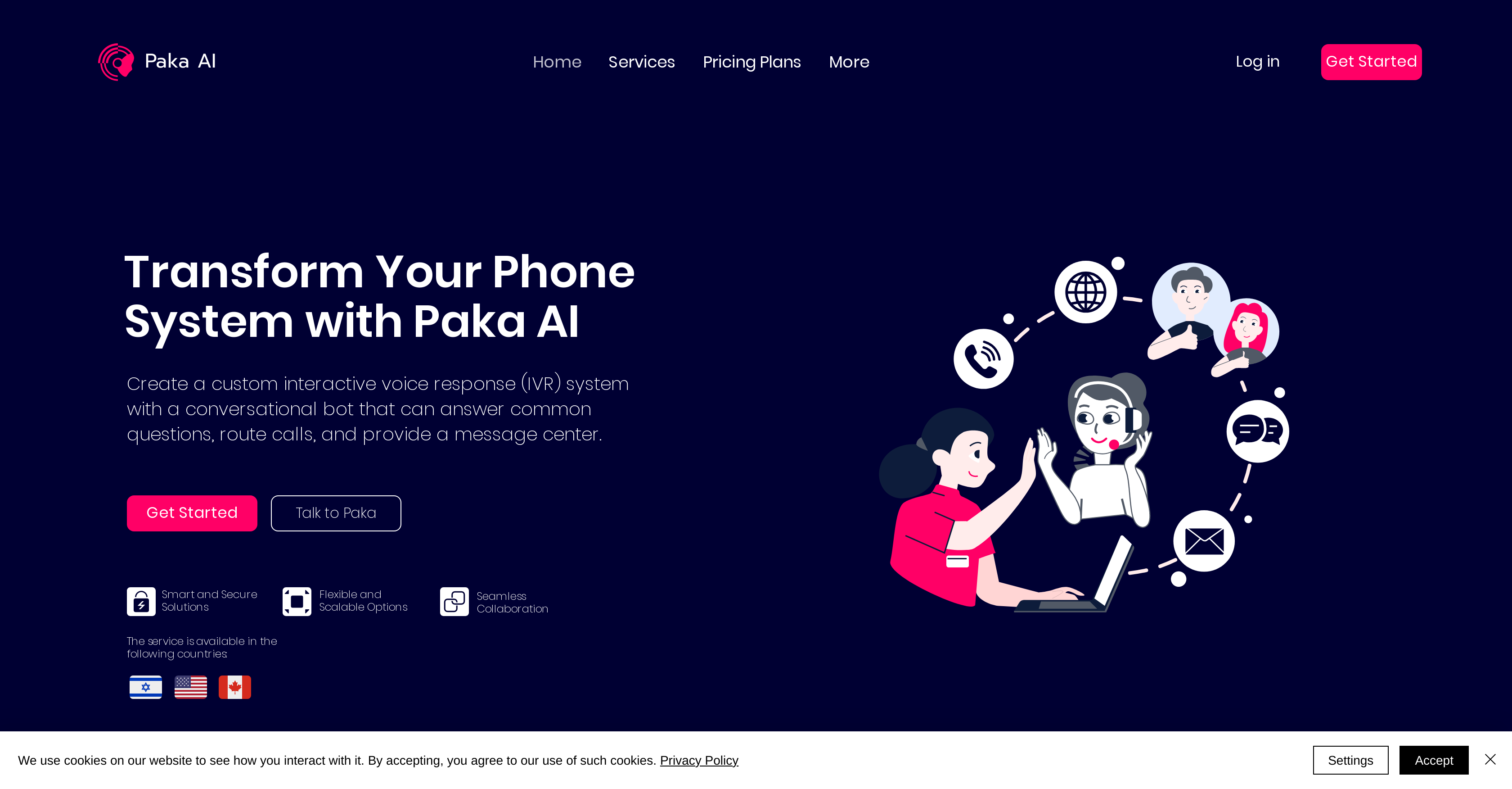 Paka AI - Screenshot showing the interface and features of this AI tool