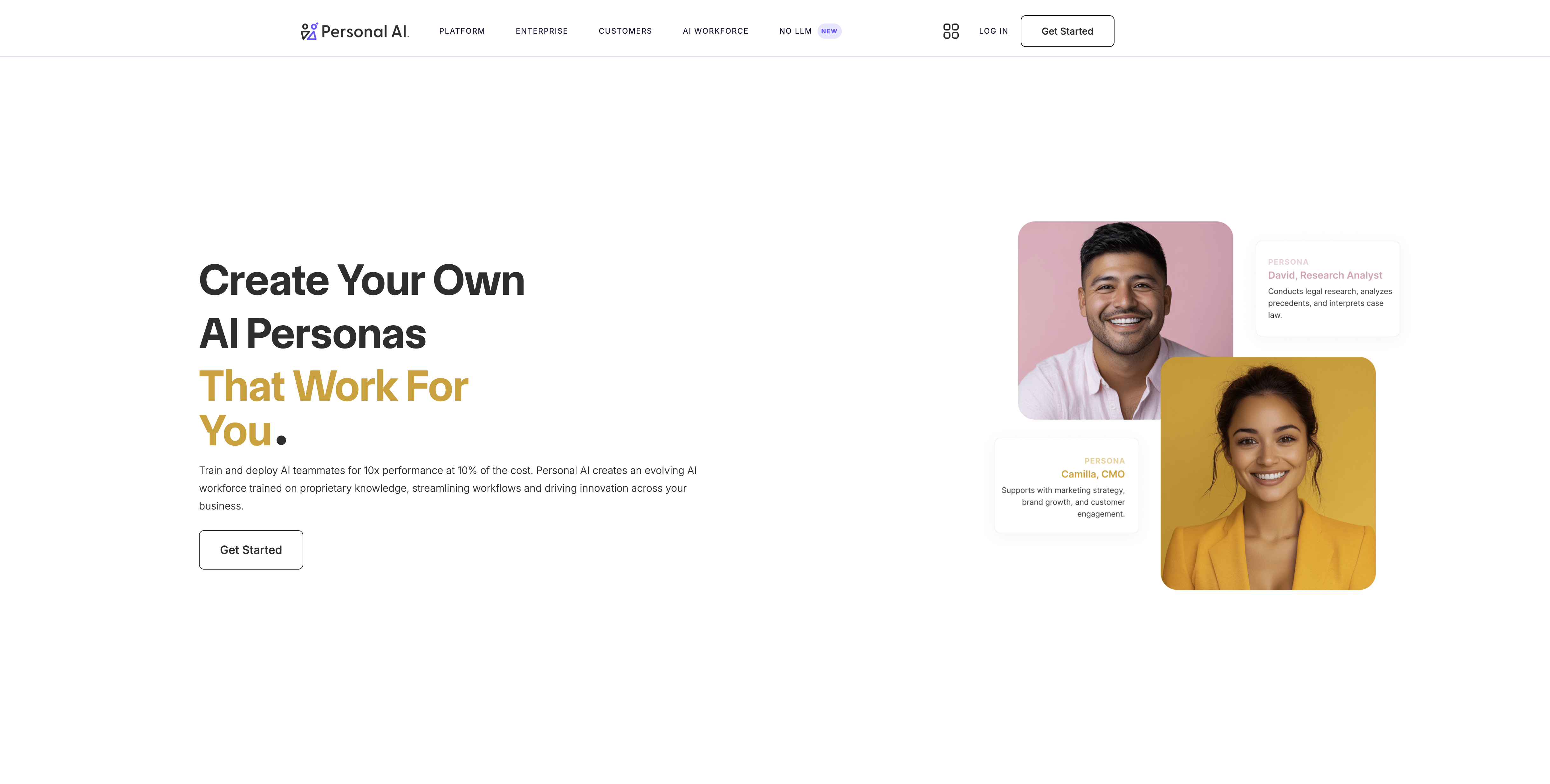 PersonalAI - Screenshot showing the interface and features of this AI tool