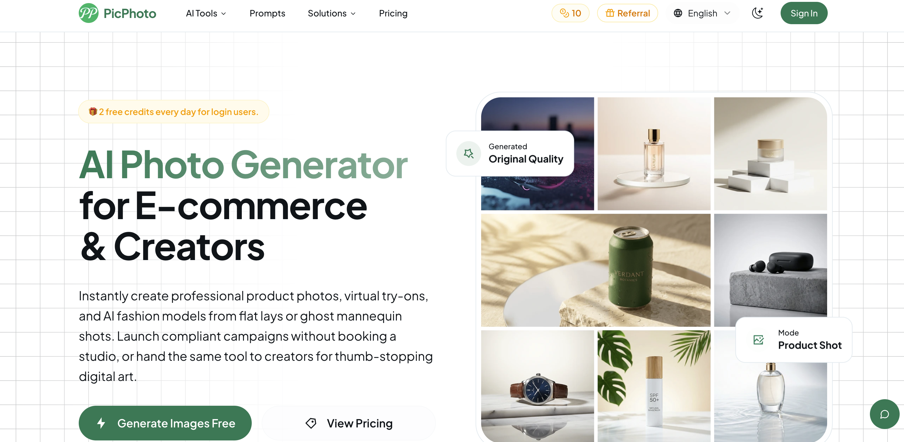 PicPhoto - Screenshot showing the interface and features of this AI tool