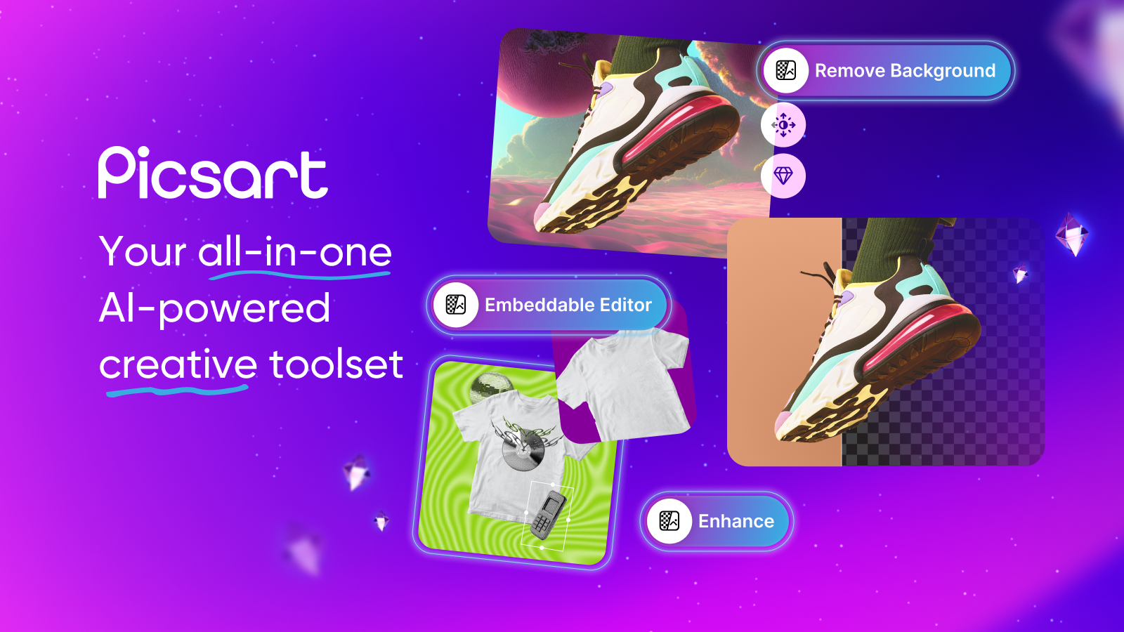 Creative APIs by Picsart - Screenshot showing the interface and features of this AI tool