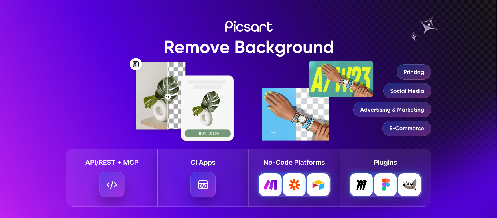 Remove Background by Picsart - Screenshot showing the interface and features of this AI tool