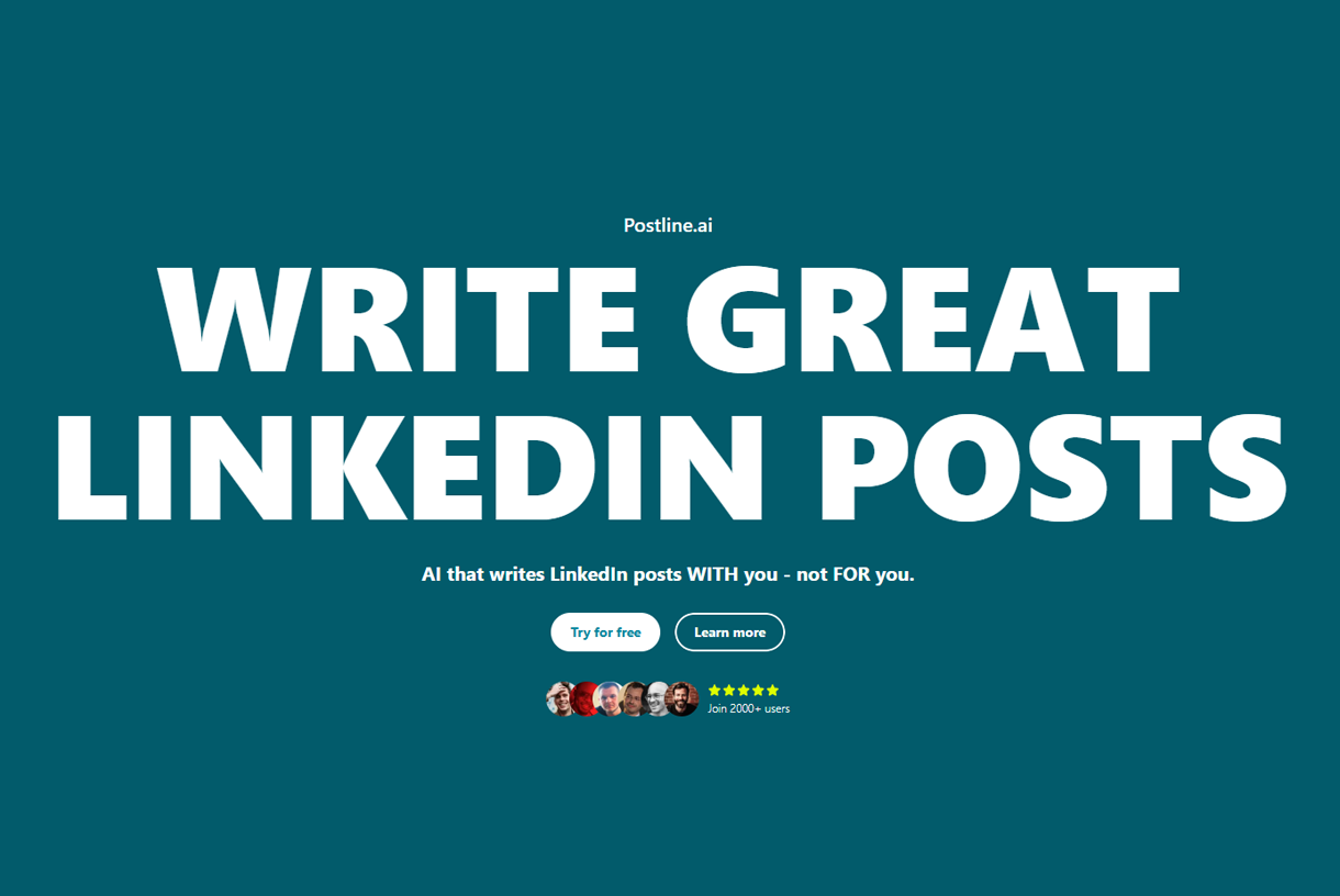 Postline.ai - Screenshot showing the interface and features of this AI tool