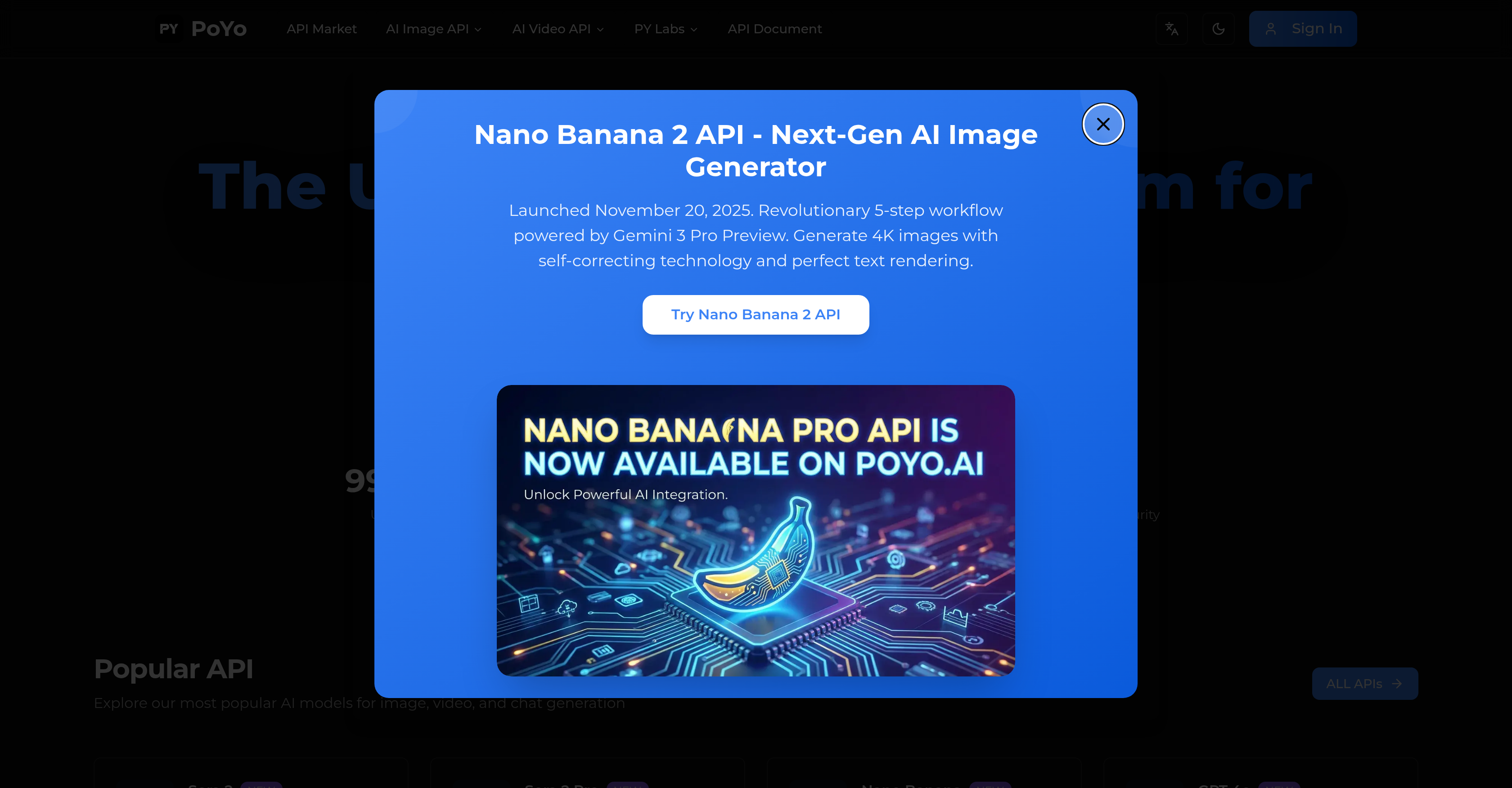 PoYo.ai - Screenshot showing the interface and features of this AI tool