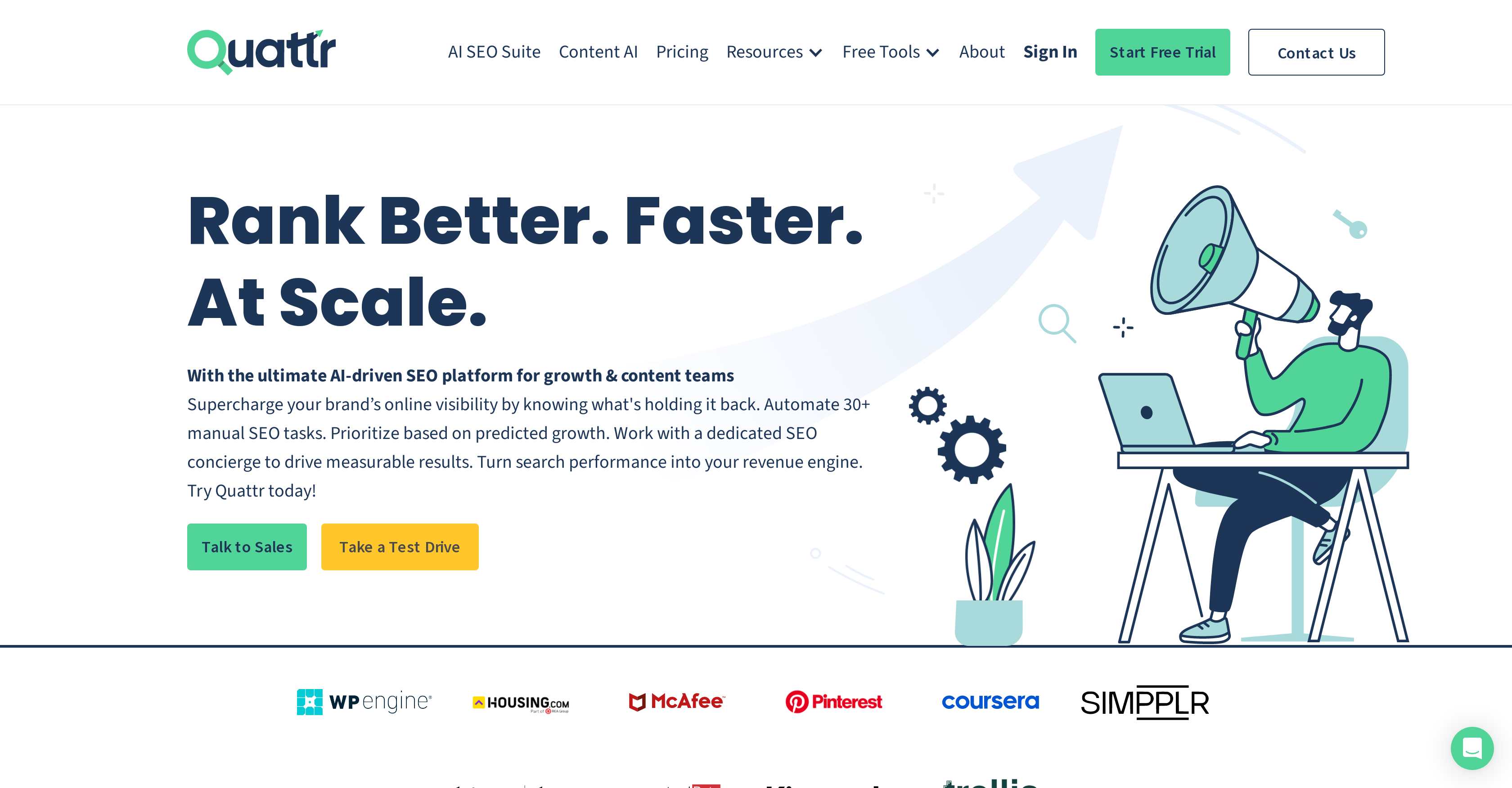 Quattr - Screenshot showing the interface and features of this AI tool