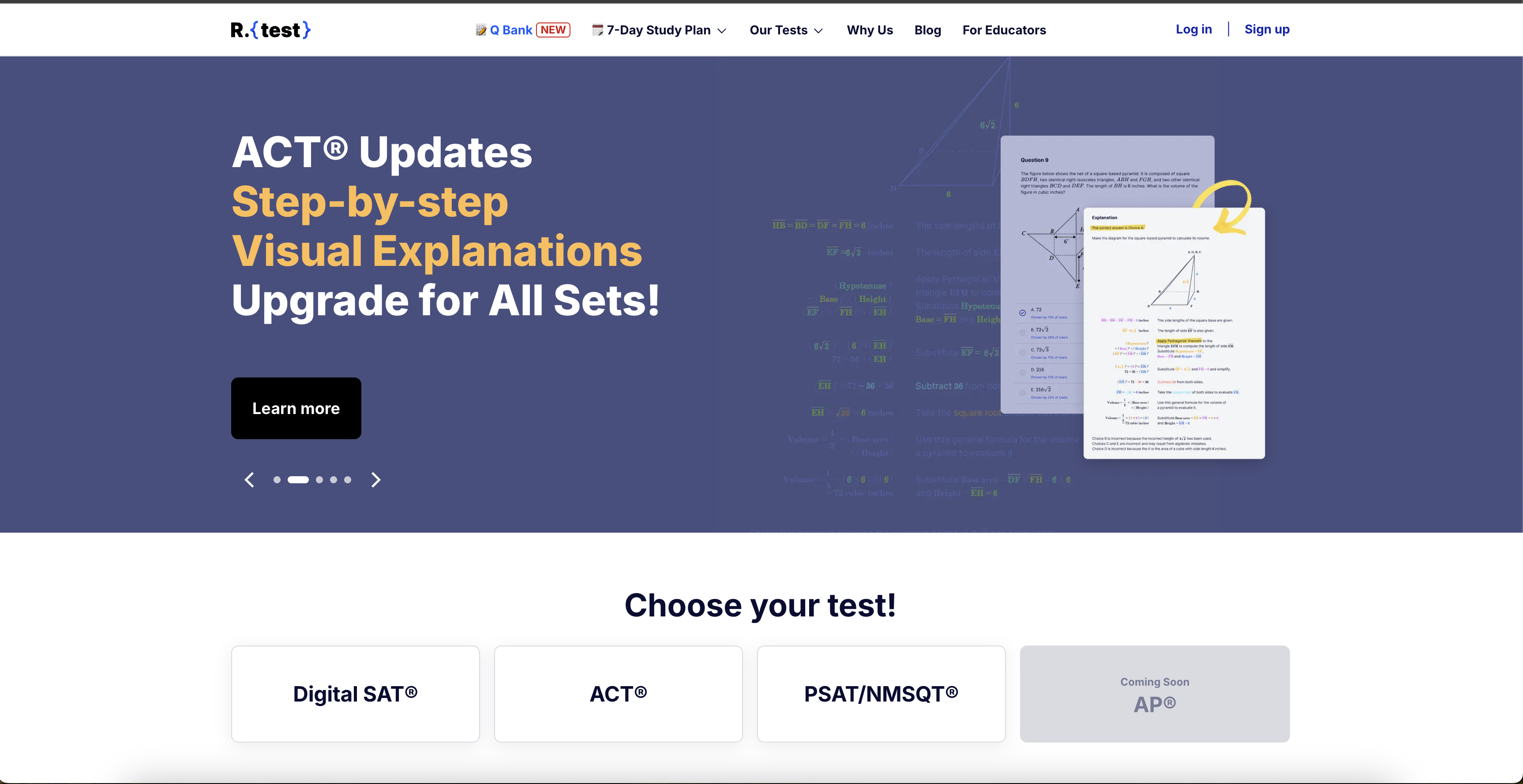 R.test - Screenshot showing the interface and features of this AI tool