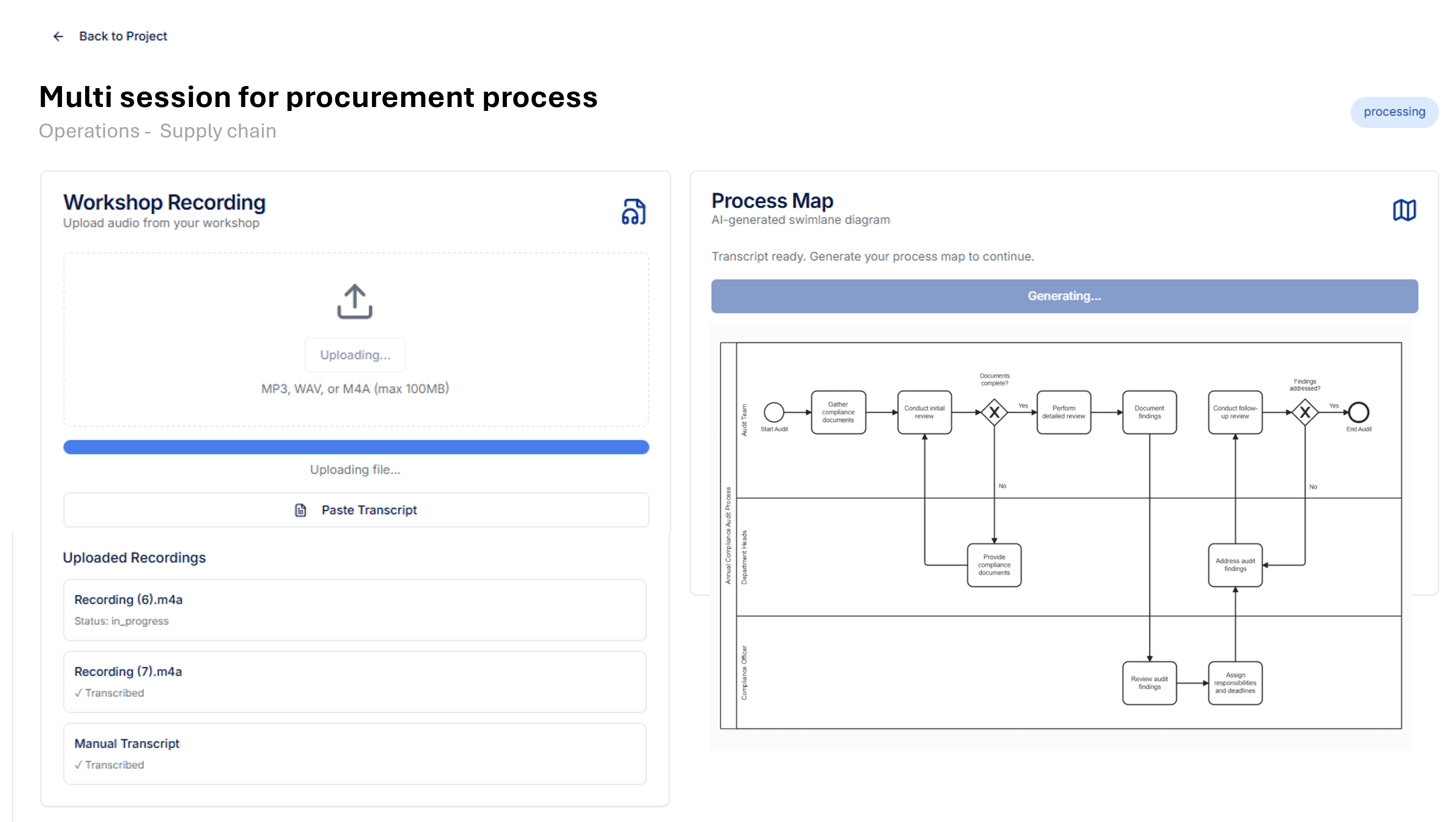 RapidMap - Screenshot showing the interface and features of this AI tool