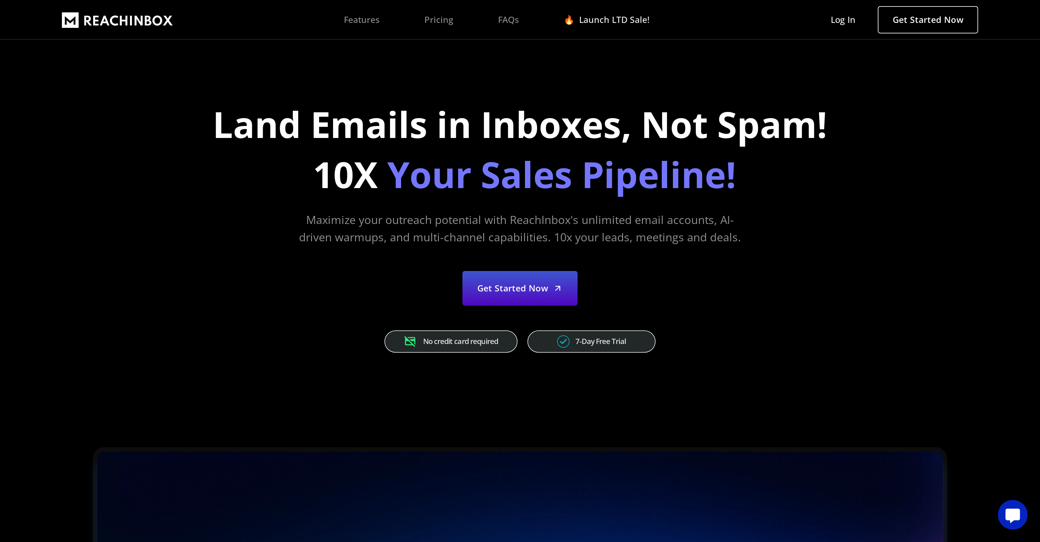 ReachInbox - Screenshot showing the interface and features of this AI tool