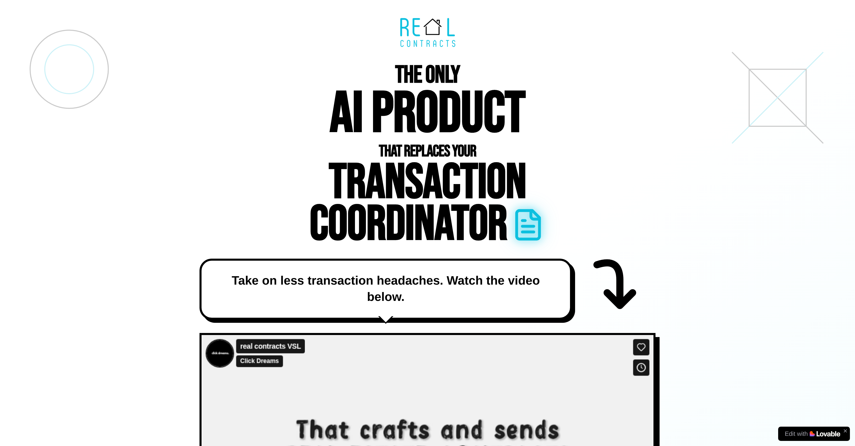 RealtorContracts.ca - Screenshot showing the interface and features of this AI tool