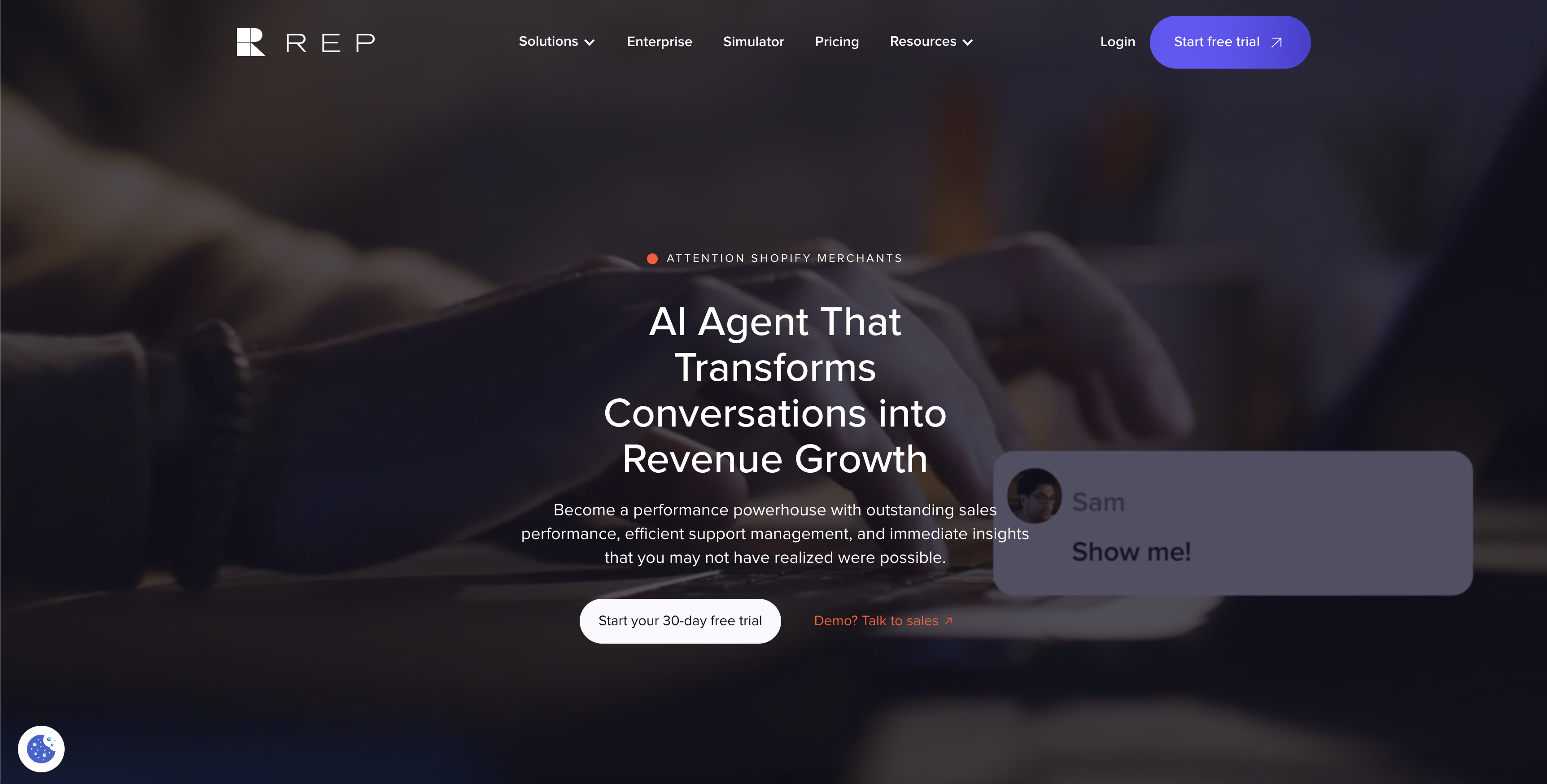 RepAI - Screenshot showing the interface and features of this AI tool
