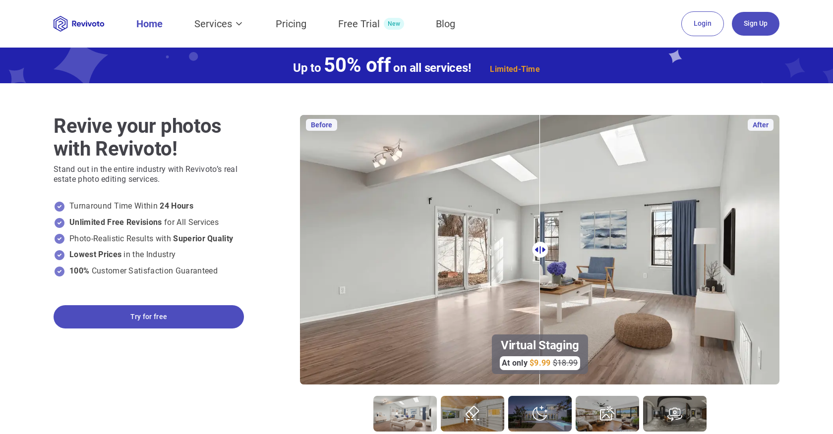 Revivoto - Screenshot showing the interface and features of this AI tool