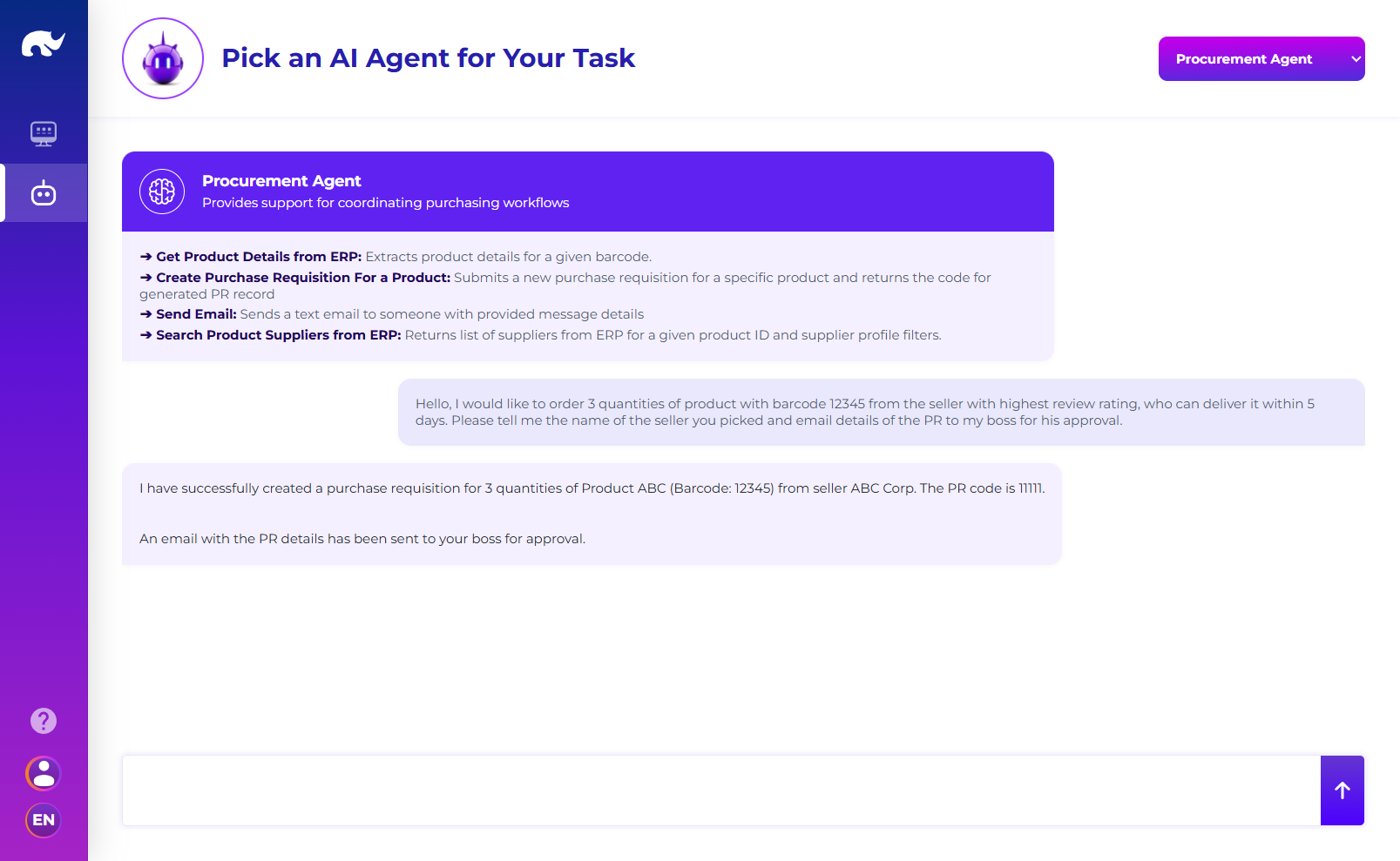 Rierino - Screenshot showing the interface and features of this AI tool