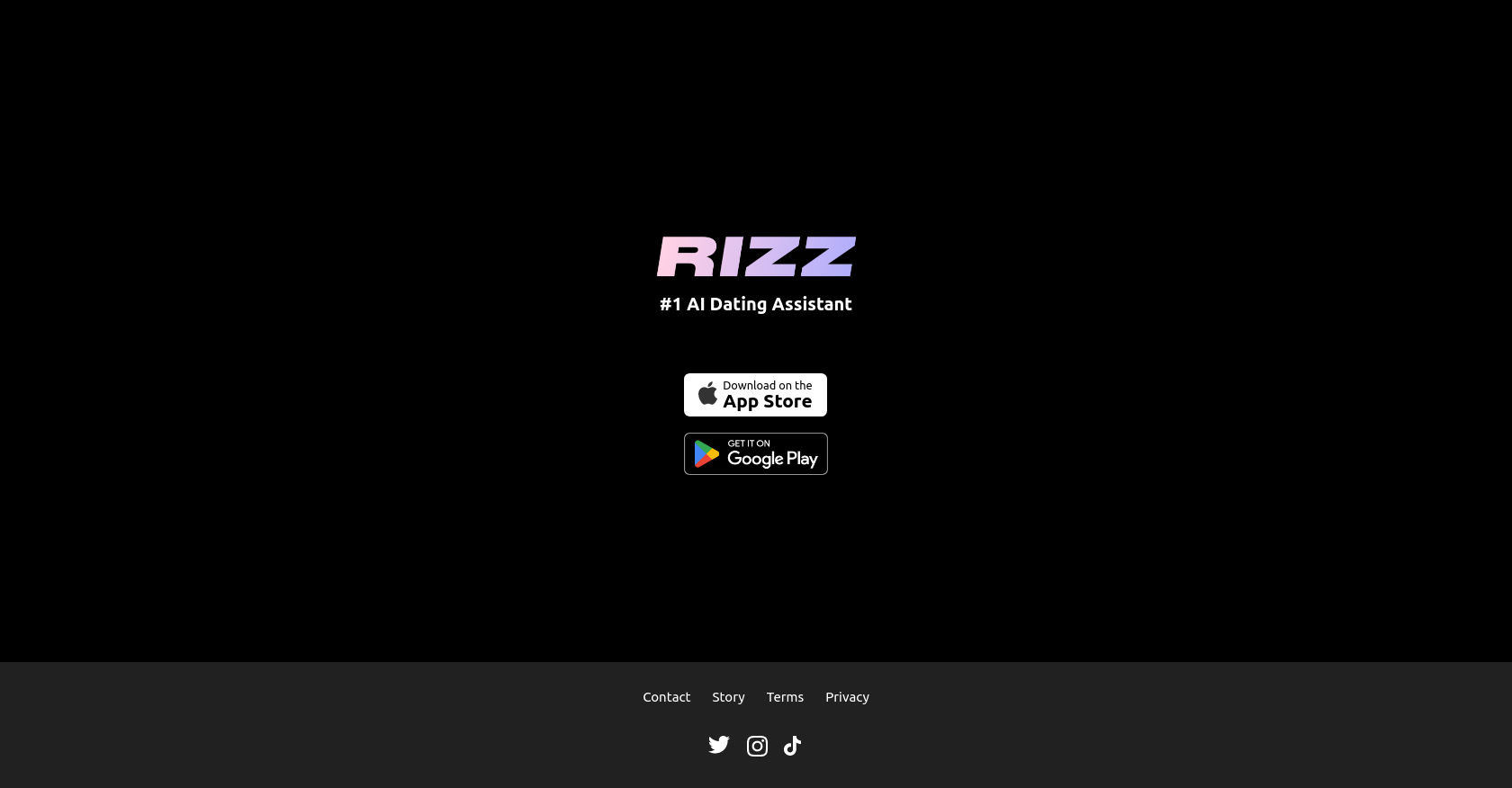 Rizz Labs - Screenshot showing the interface and features of this AI tool