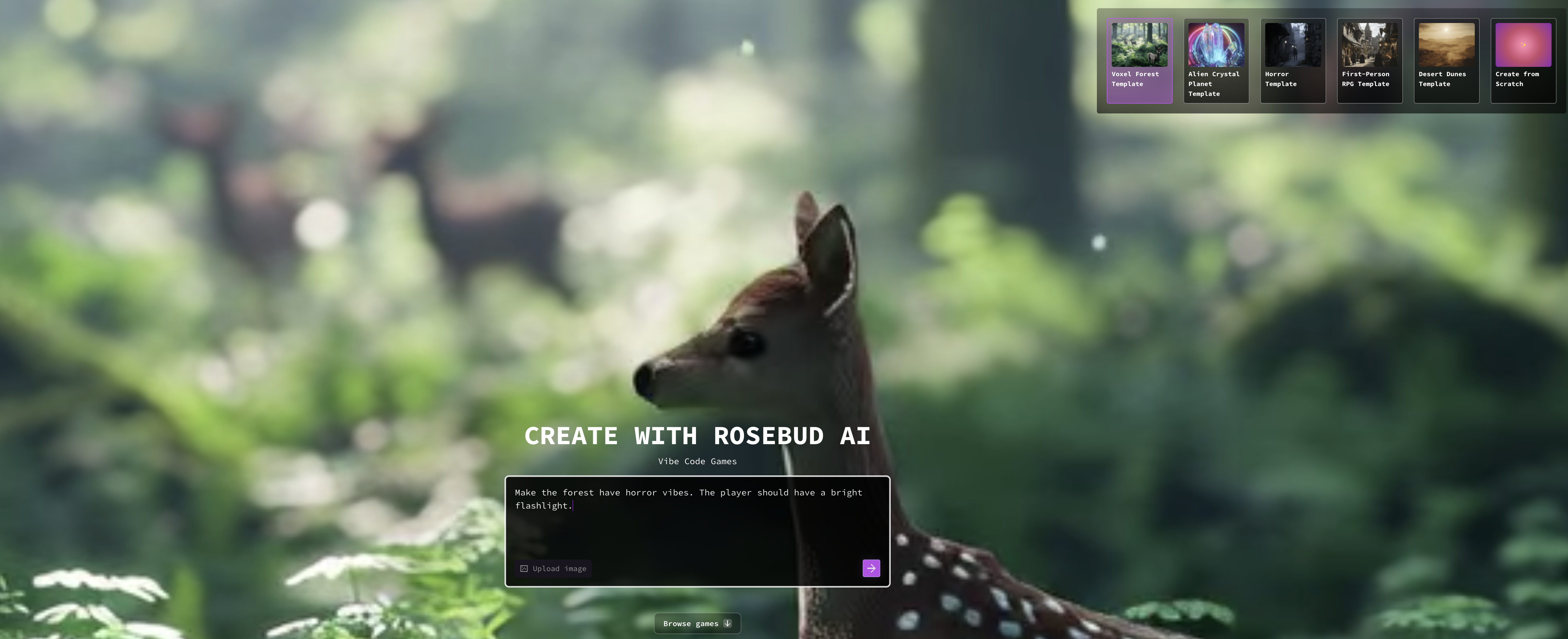 Rosebud AI - Screenshot showing the interface and features of this AI tool