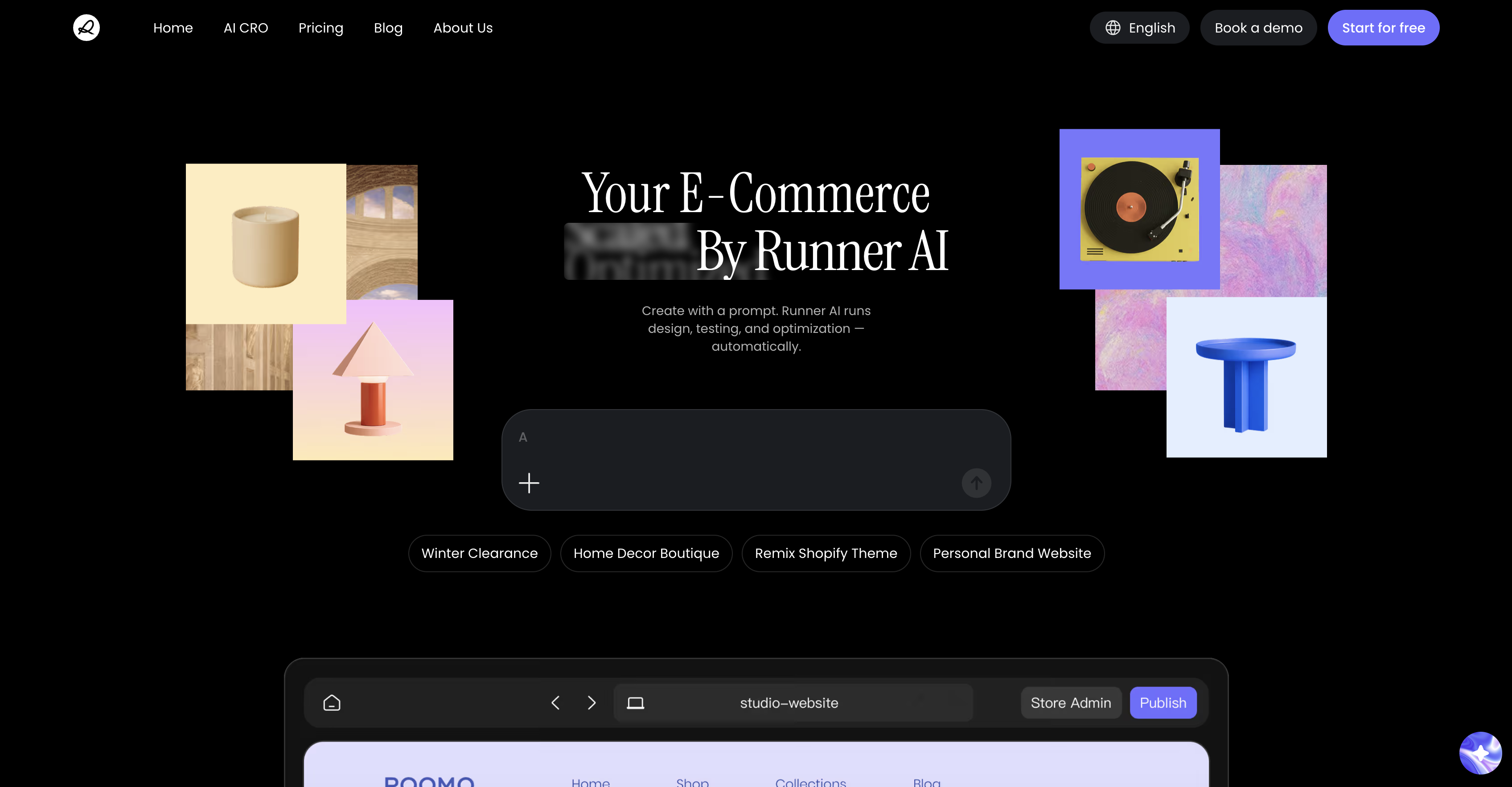 Runner AI - Screenshot showing the interface and features of this AI tool