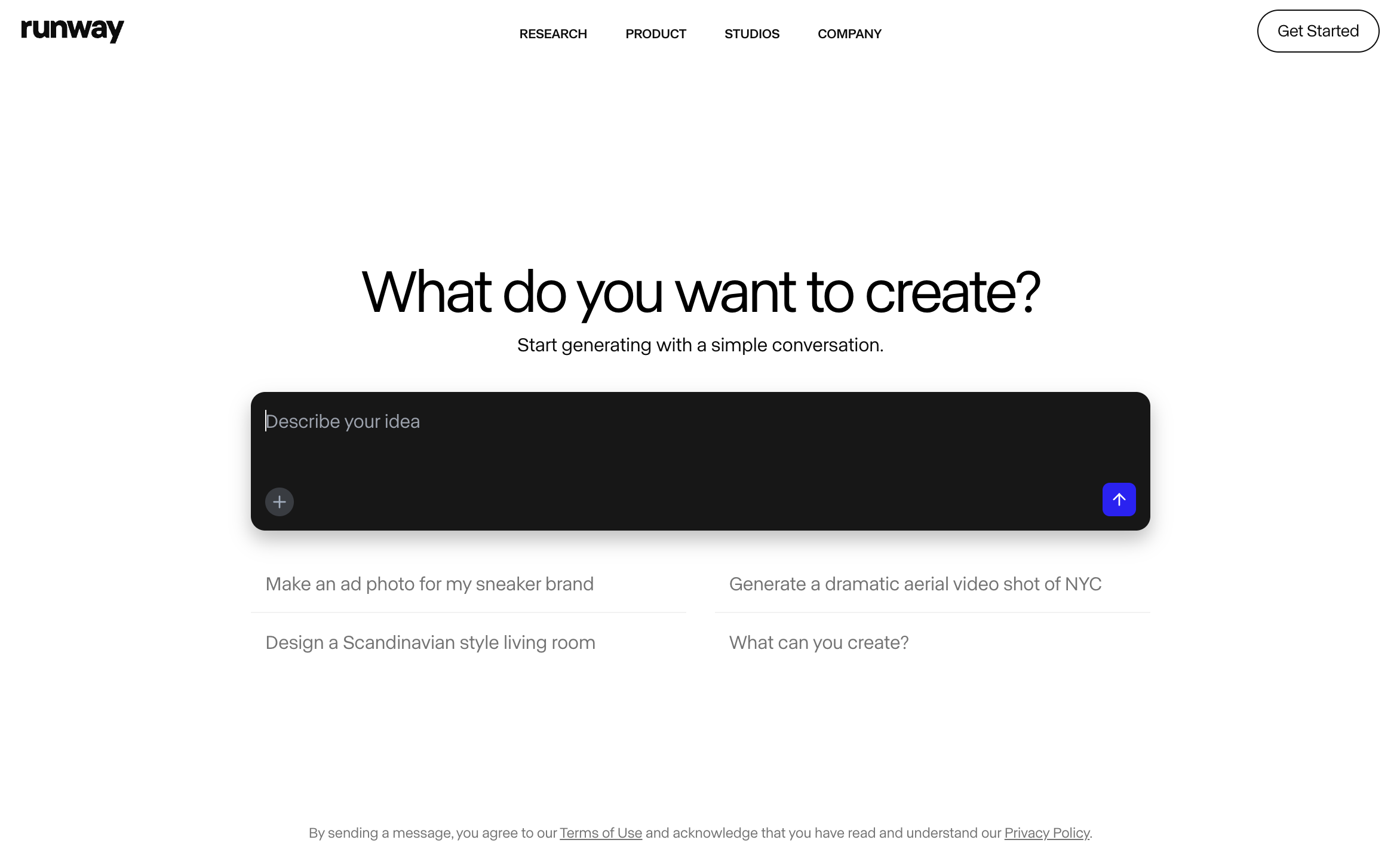 RunwayGen-4 - Screenshot showing the interface and features of this AI tool