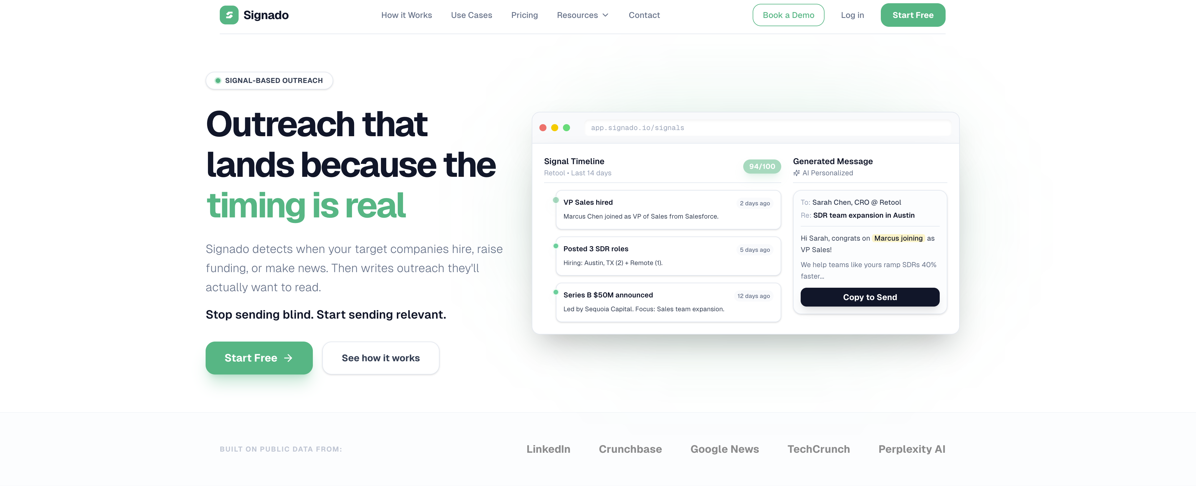 Signado - Screenshot showing the interface and features of this AI tool
