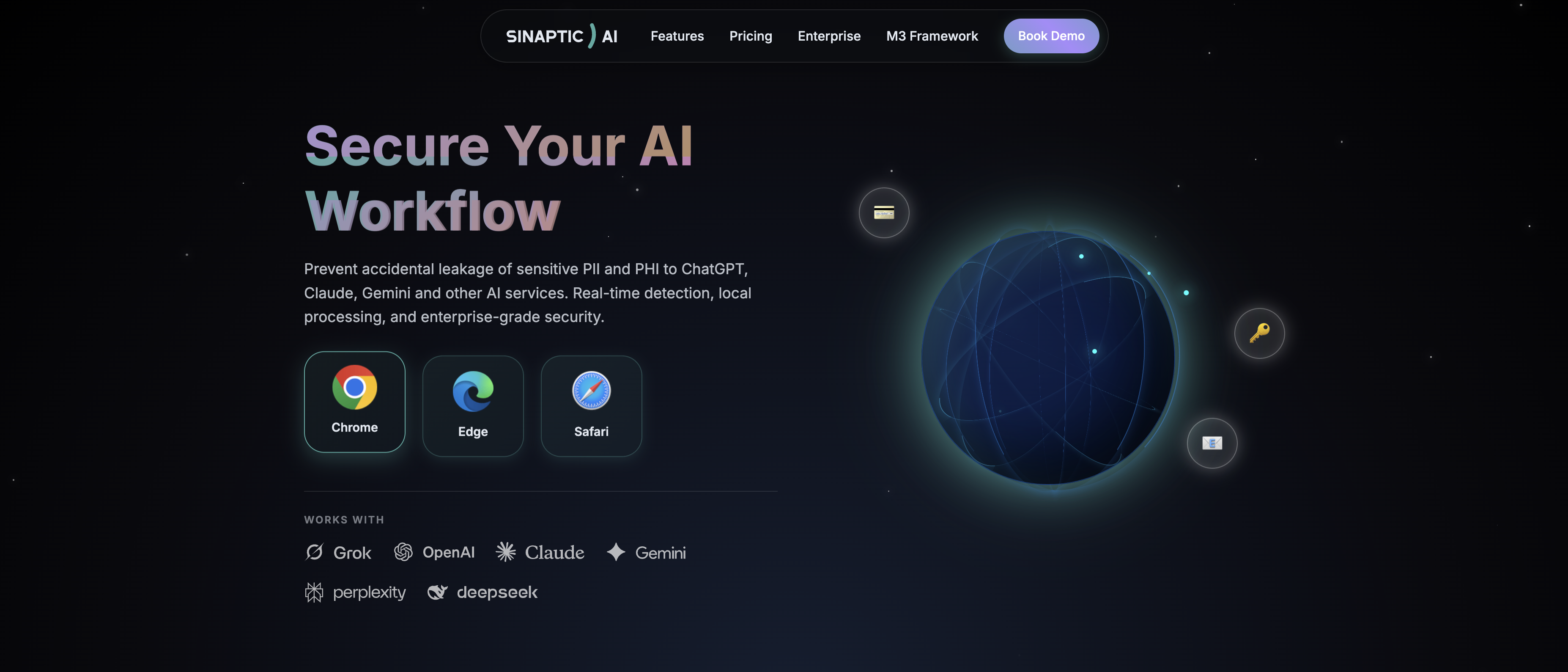 Sinaptic.AI - Screenshot showing the interface and features of this AI tool