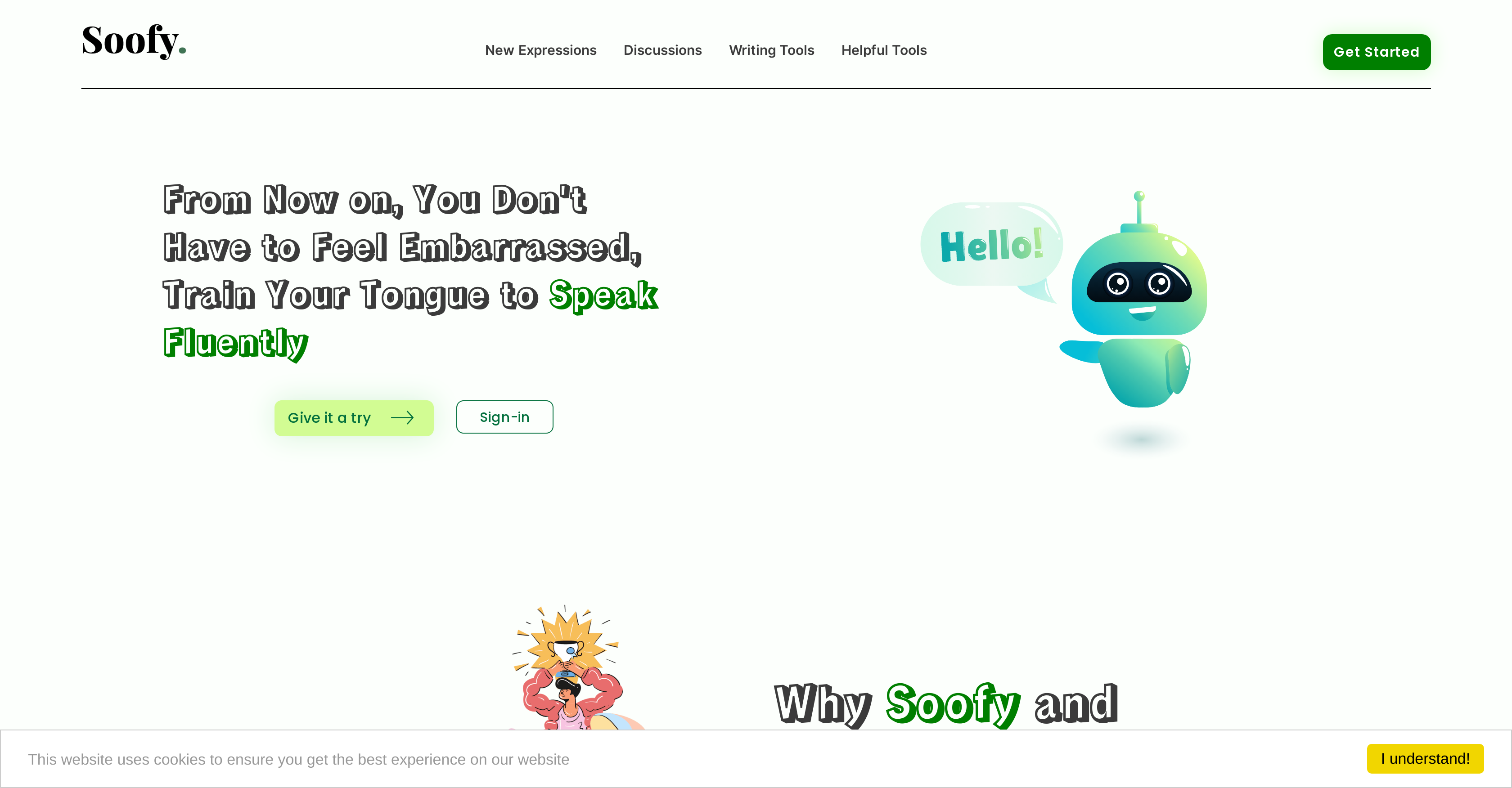 Soofy - Screenshot showing the interface and features of this AI tool