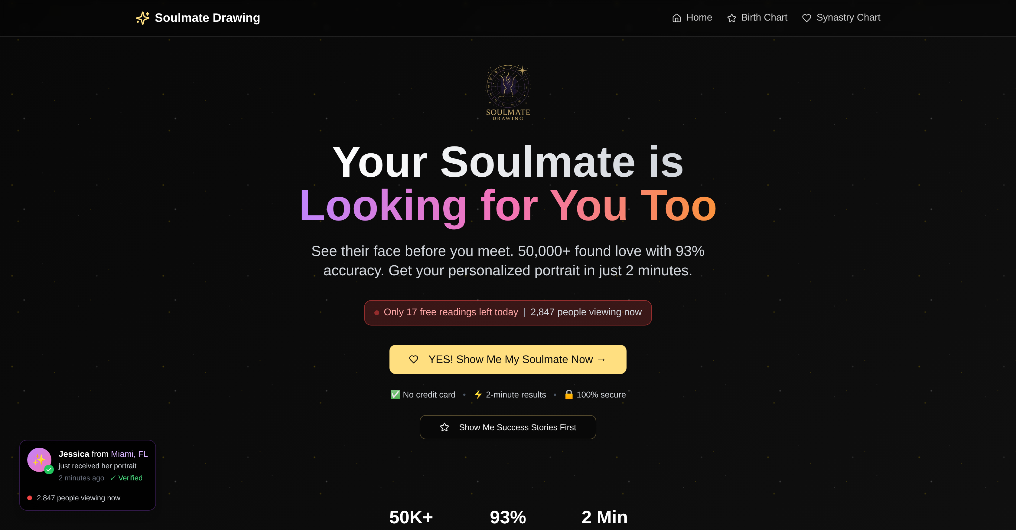Soulmate Drawing AI - Screenshot showing the interface and features of this AI tool