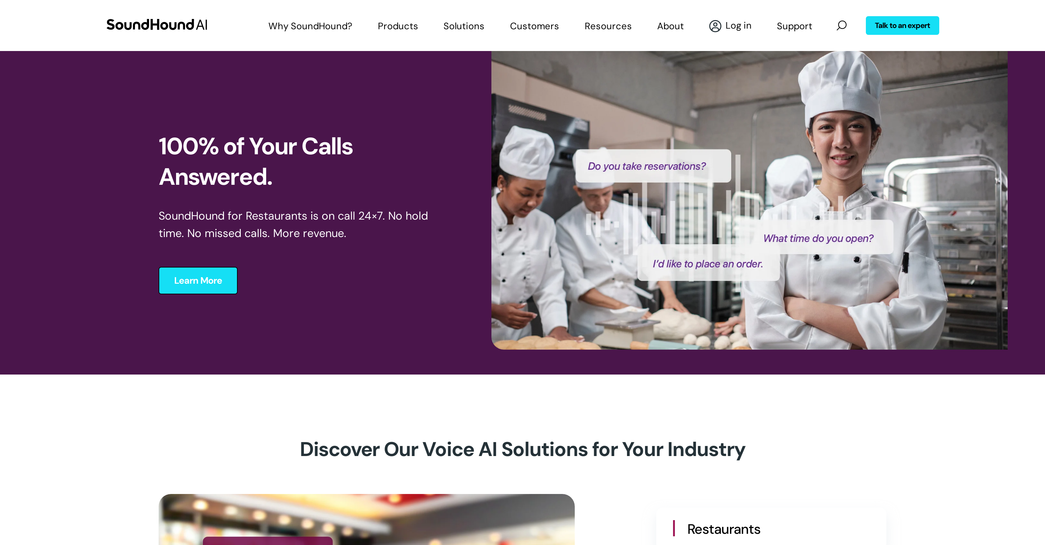 SoundHound - Screenshot showing the interface and features of this AI tool